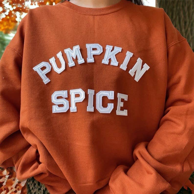 Pumpkin Spice Crewneck Sweatshirt T-Shirts, Hoodie | PodTeesHub.com