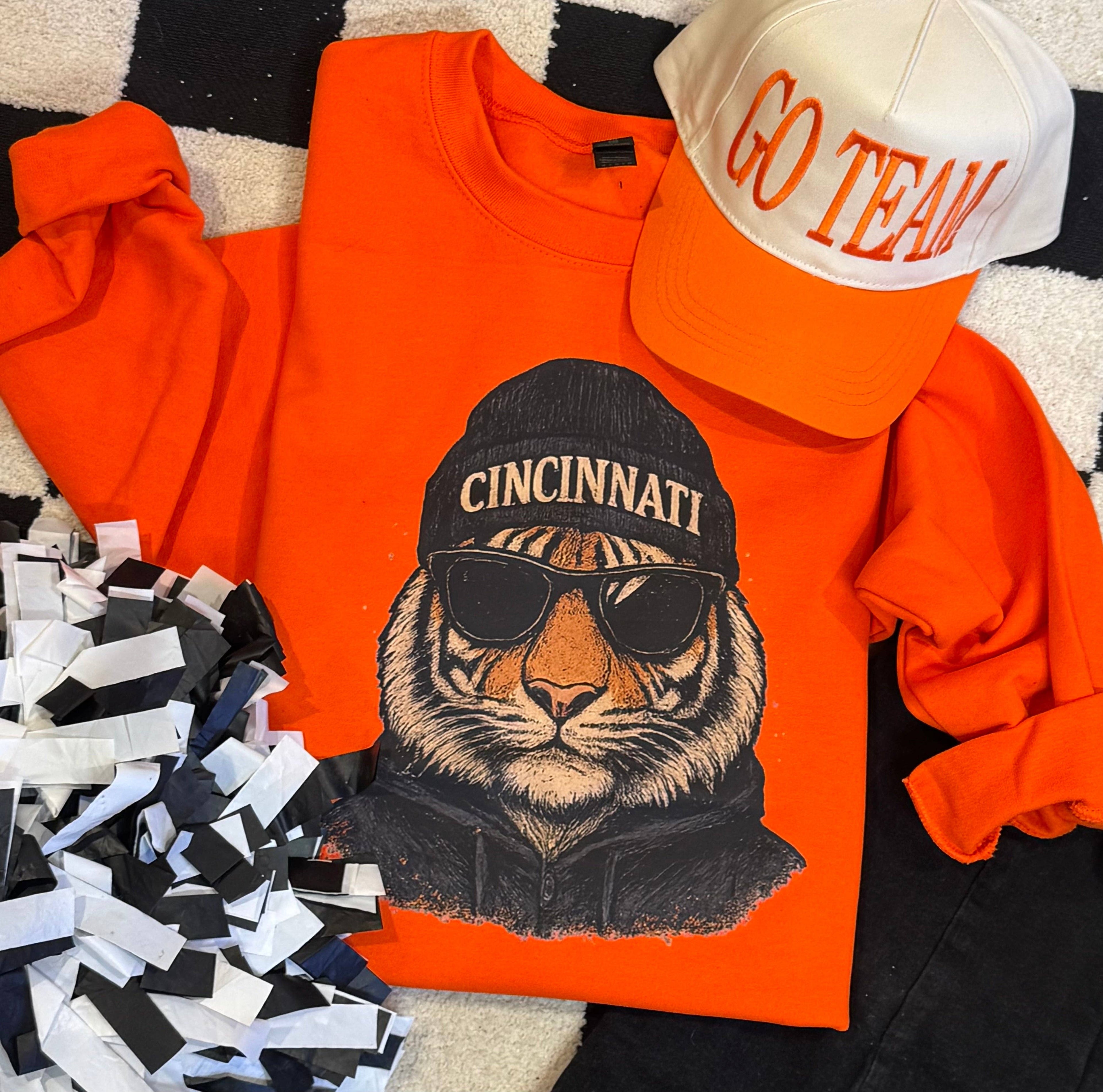 Cincinnati Cool Mascot Sweatshirt T-Shirts, Hoodie | PodTeesHub.com
