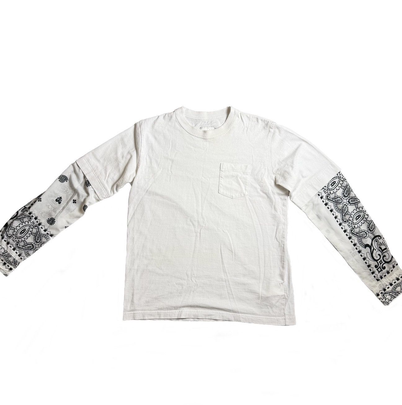 Sacai Bandana Long Sleeve T-Shirts, Hoodie, Sweatshirt | PodTeesHub.com