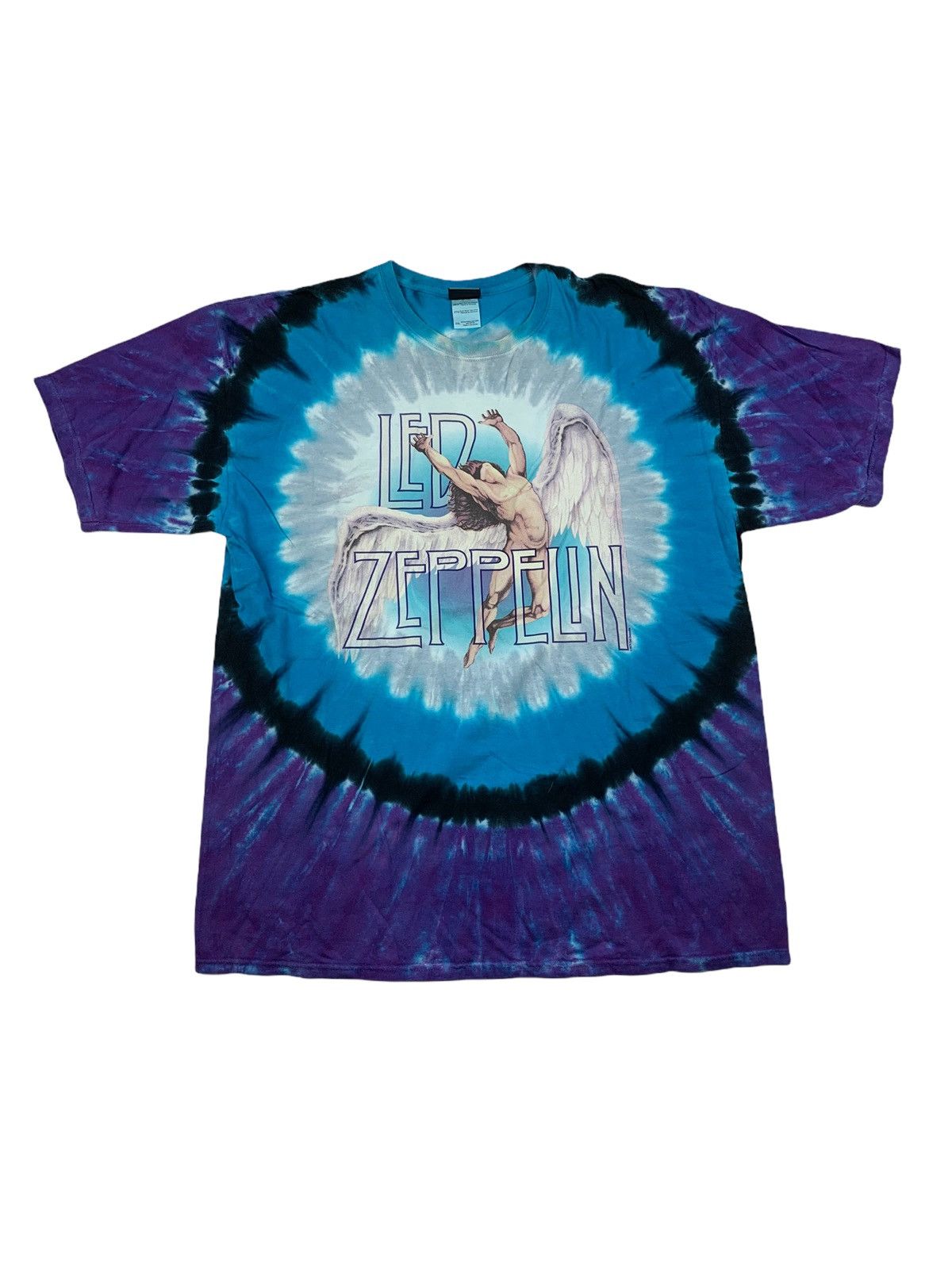 Liquid Blue X Vintage Vintage Liquid Blue Led Zeppelin Tie Dye T Shirt Hoodie, Sweatshirt | PodTeesHub.com