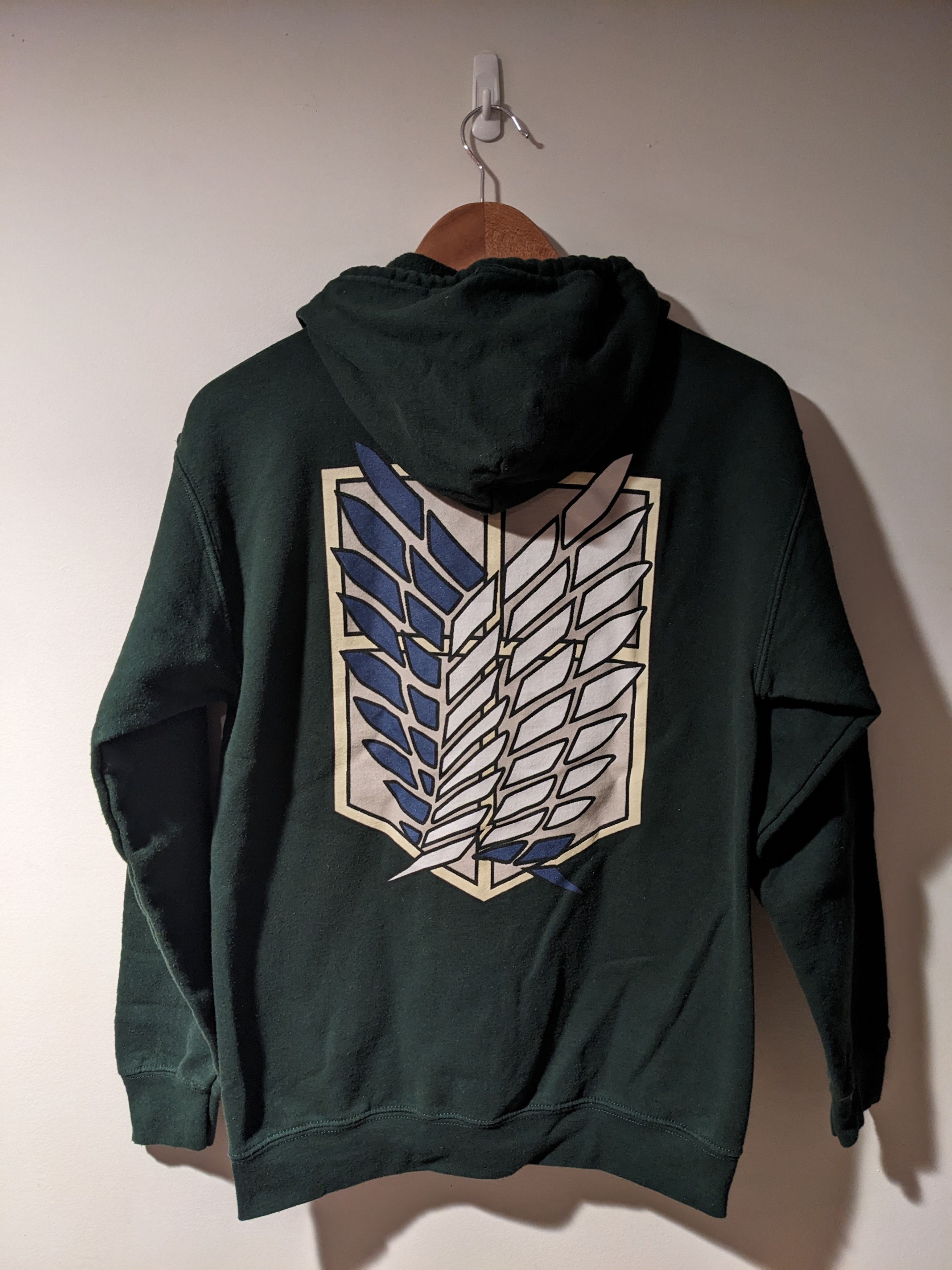 Designer Attack On Titan Survey Corps Season 3 Small Full Zip Hoodie T-Shirts, Sweatshirt | PodTeesHub.com