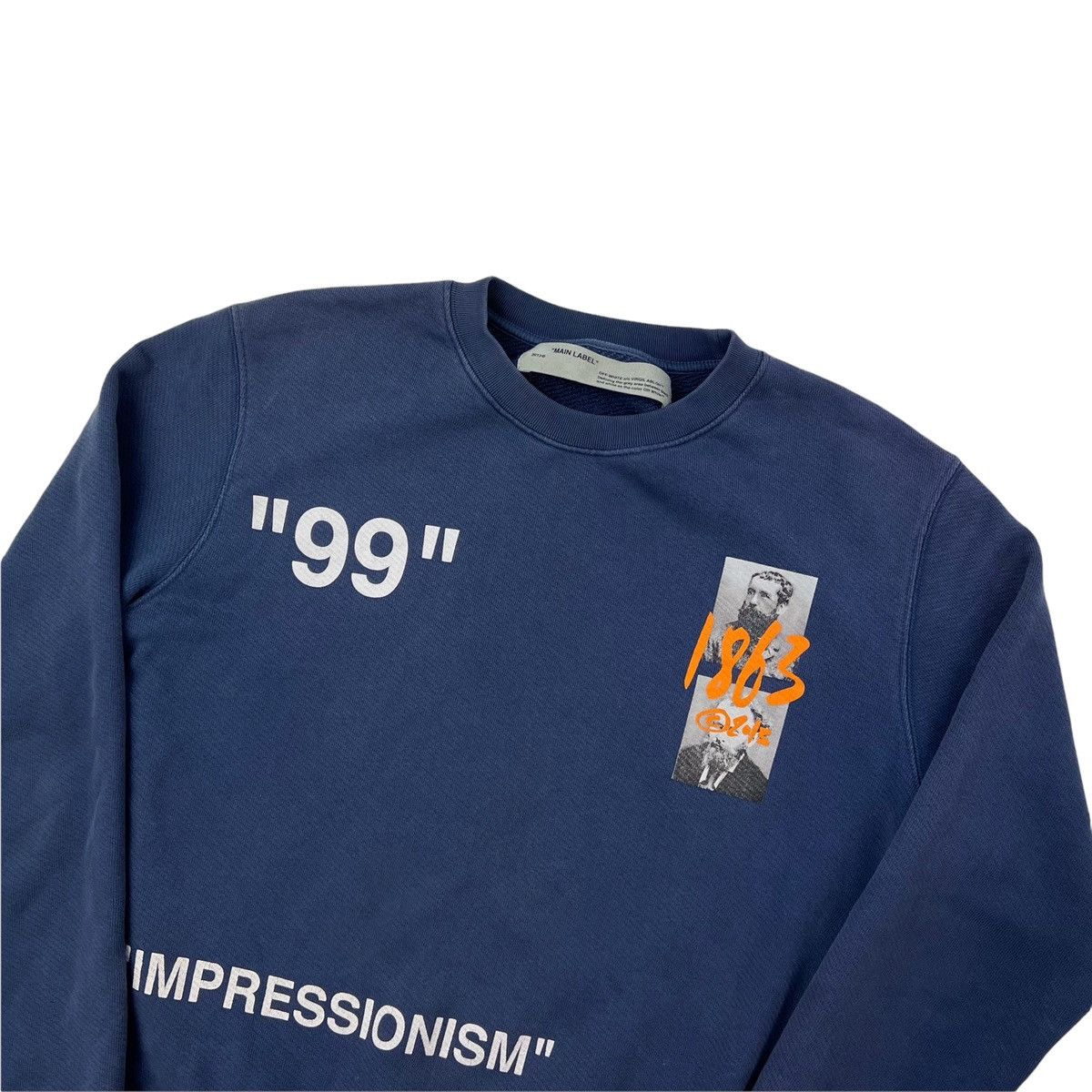 White Off White Impressionism Boat Print Sweatshirt T-Shirts, Hoodie | PodTeesHub.com