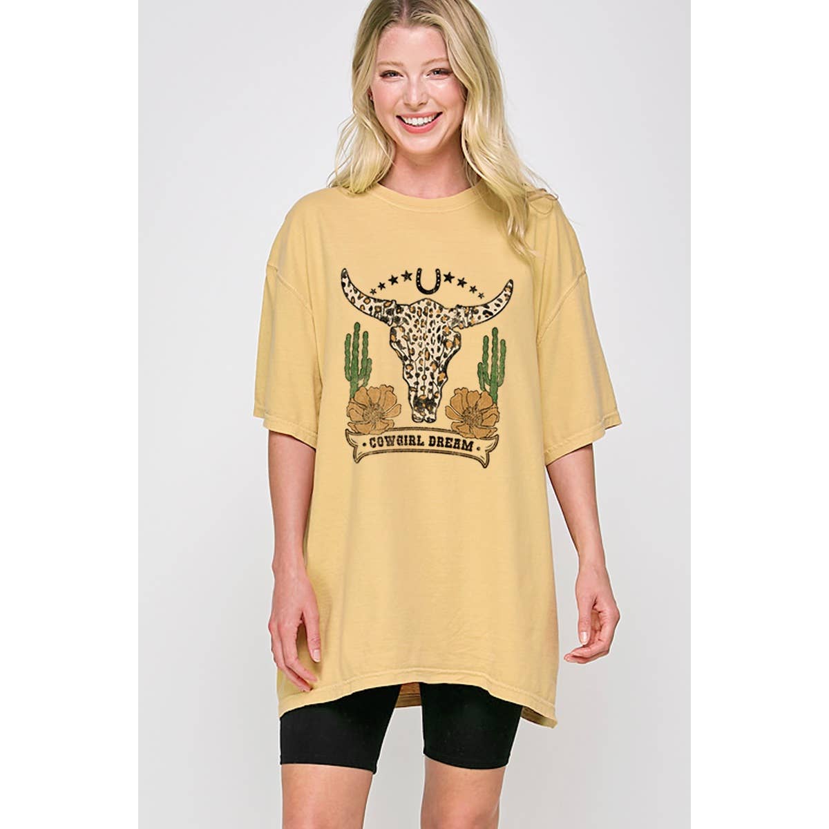 Cow Girl Dream  Vintage Oversized Tee Hoodie, Sweatshirt | PodTeesHub.com