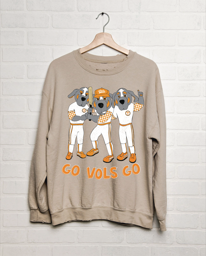 Tennessee Vols Baseball Fighters Sand Thrifted Sweatshirt T-Shirts, Hoodie | PodTeesHub.com