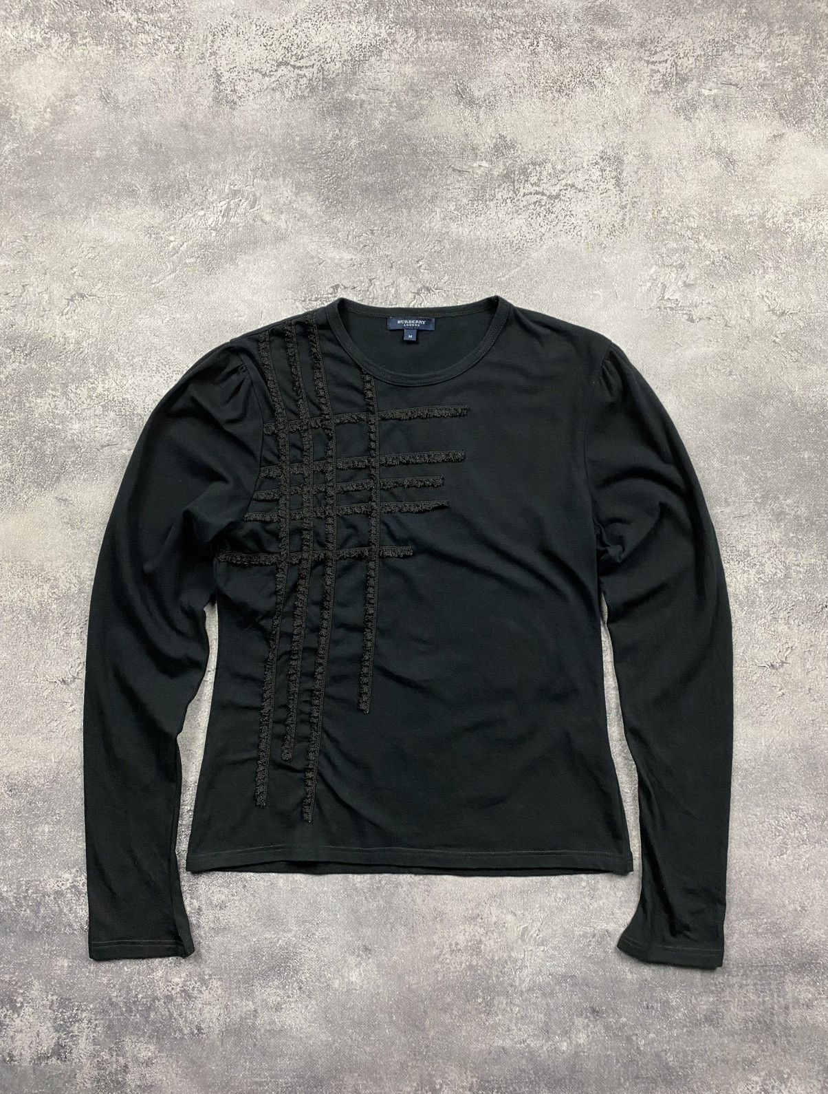 Vintage Burberry Long Sleeve Tops Nova Check Y2k T Shirt Hoodie, Sweatshirt | PodTeesHub.com