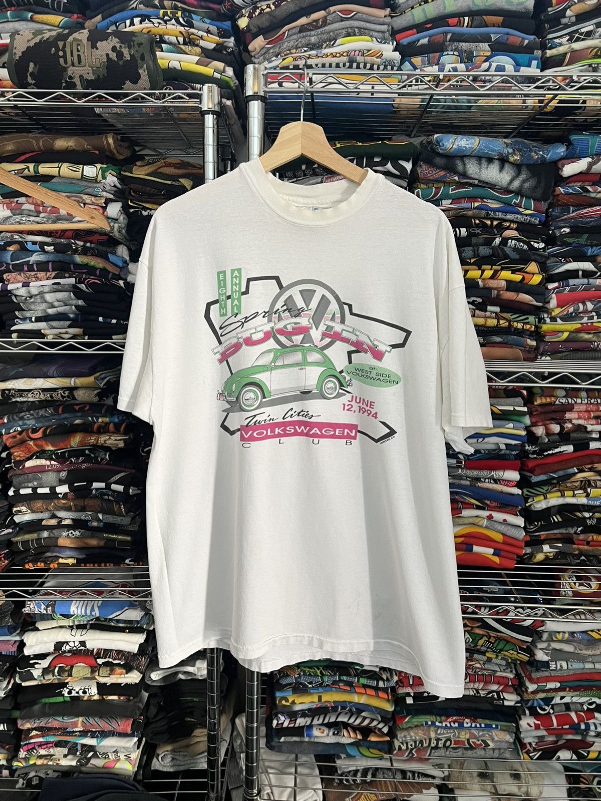 Nascar 1994 Volkswagen Bug In Beetle Car Tee Hoodie, Sweatshirt | PodTeesHub.com