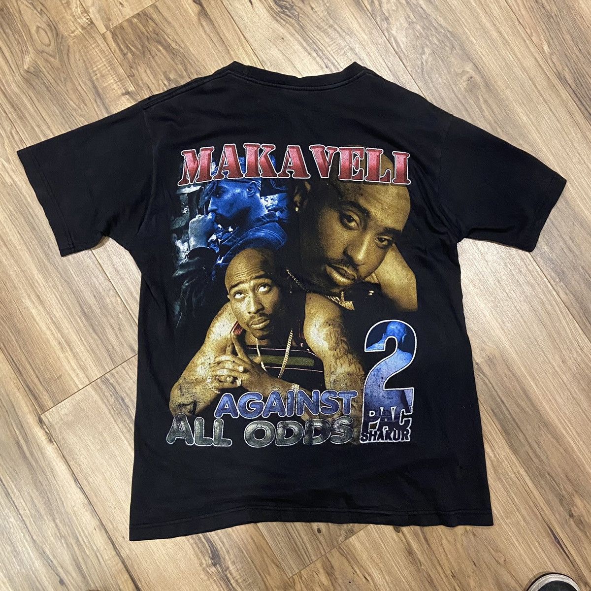 Vintage 90s Tupac Shakur Bootleg Rap Tee Rare Grail Hoodie, Sweatshirt | PodTeesHub.com