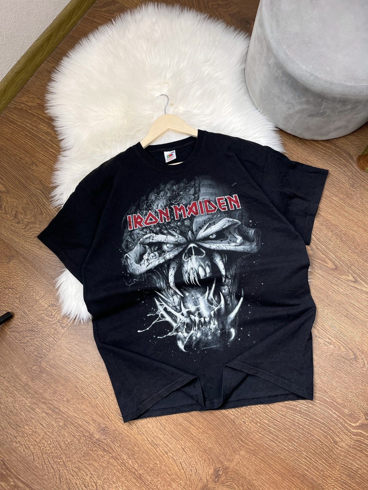 Iron Maiden X Vintage Vintage Y2k Iron Maiden Mens Powerslave Full Print Band Tee Hoodie, Sweatshirt | PodTeesHub.com
