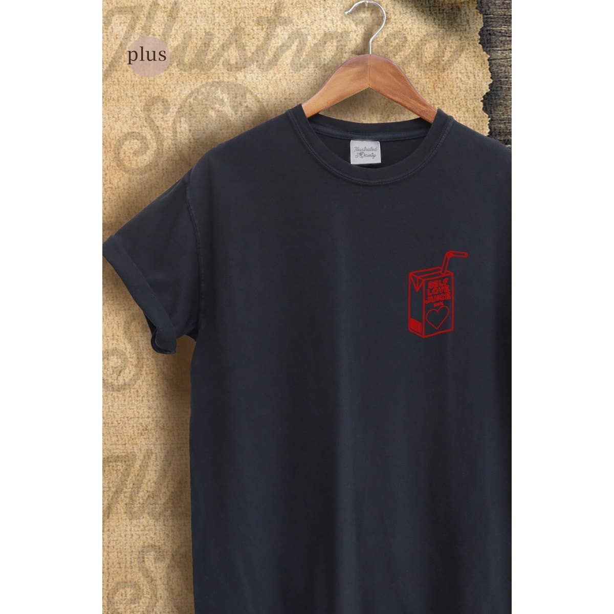 Self Love Embroidery Valentine  Vintage Graphic Plus Tee Hoodie, Sweatshirt | PodTeesHub.com