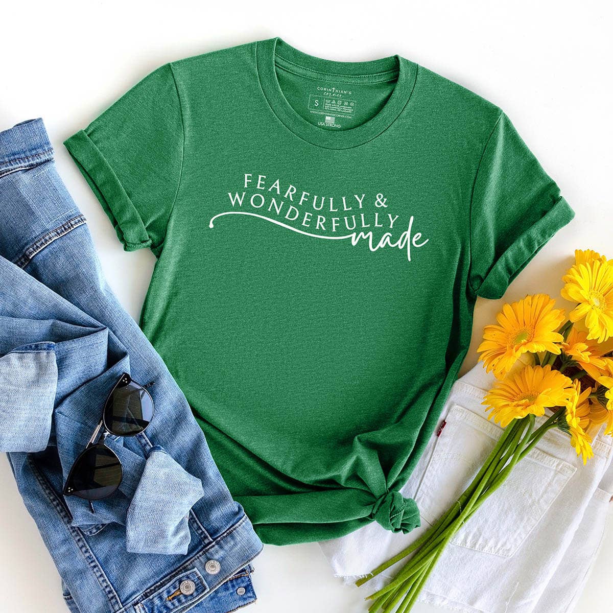 Fearfully and Wonderfully Made Shirt Hoodie, Sweatshirt | PodTeesHub.com