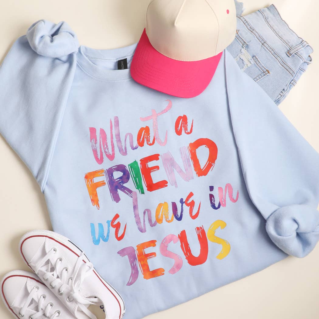 What A Friend We Have in Jesus Heavyweight  Sweatshirt T-Shirts, Hoodie | PodTeesHub.com