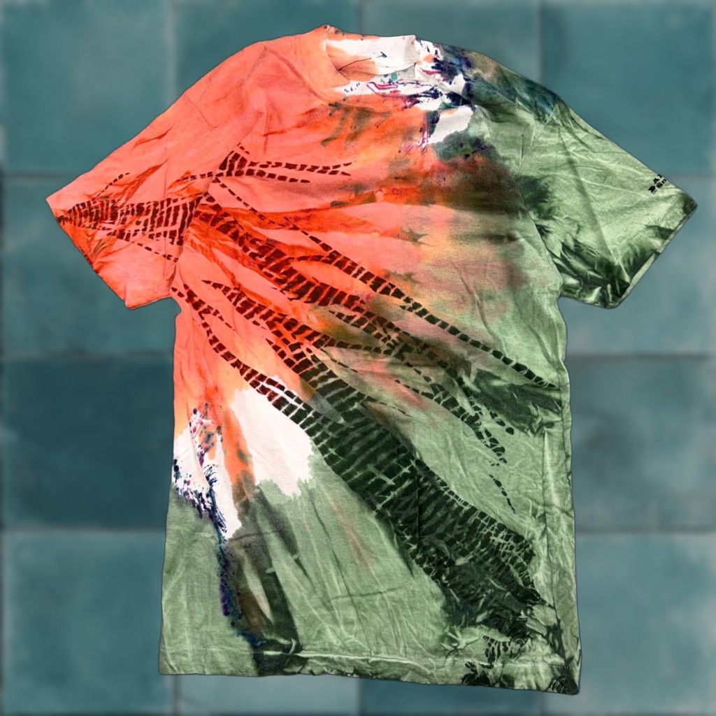 Vintage Arizona Snake Skin Tie Dye T Shirt 80s 90s Multicolor Cotton Crew Neck Short Sleeve Hoodie, Sweatshirt