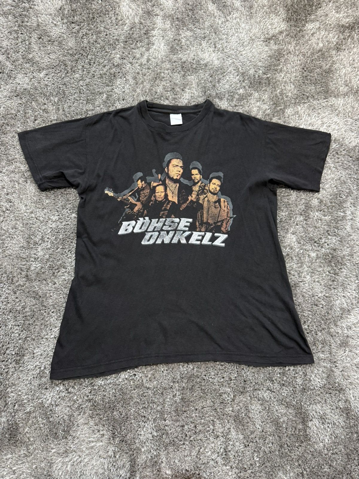 Band Tees Bohse Onkelz Vintage Rock Metal T Shirt Size L Washed Hoodie, Sweatshirt | PodTeesHub.com