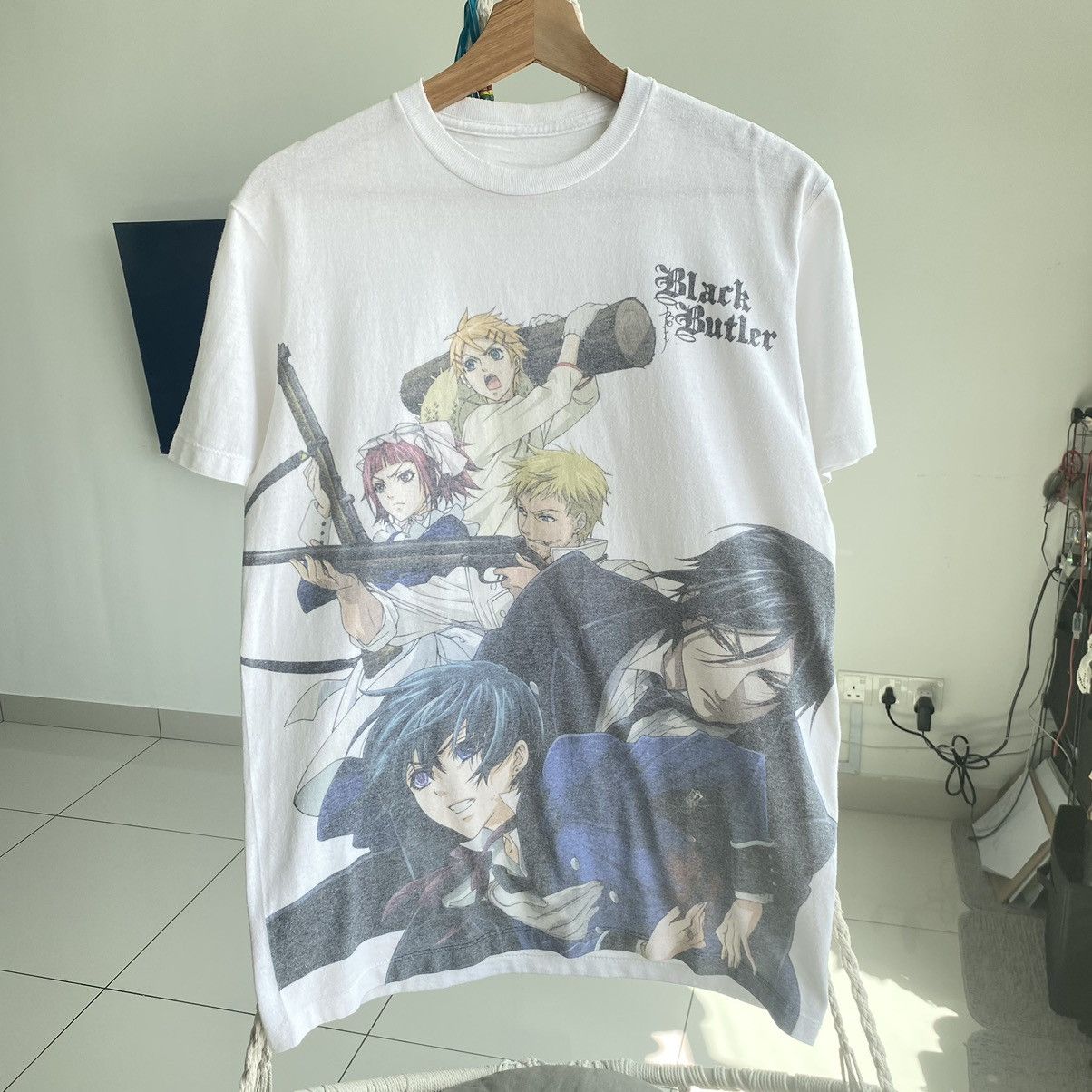Anime Black Butler Japanese Anime Overprint Tee Hoodie, Sweatshirt | PodTeesHub.com