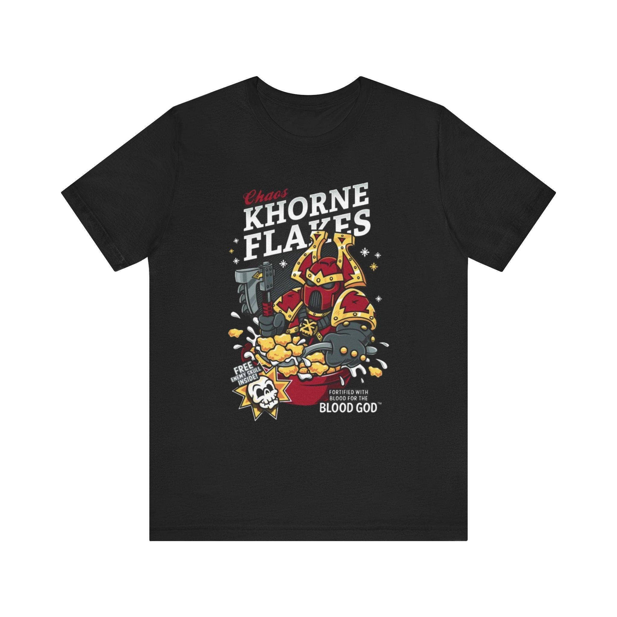 Khorne Flakes Cereal Warhammer Parody Funny Gaming Shirt Hoodie, Sweatshirt | PodTeesHub.com