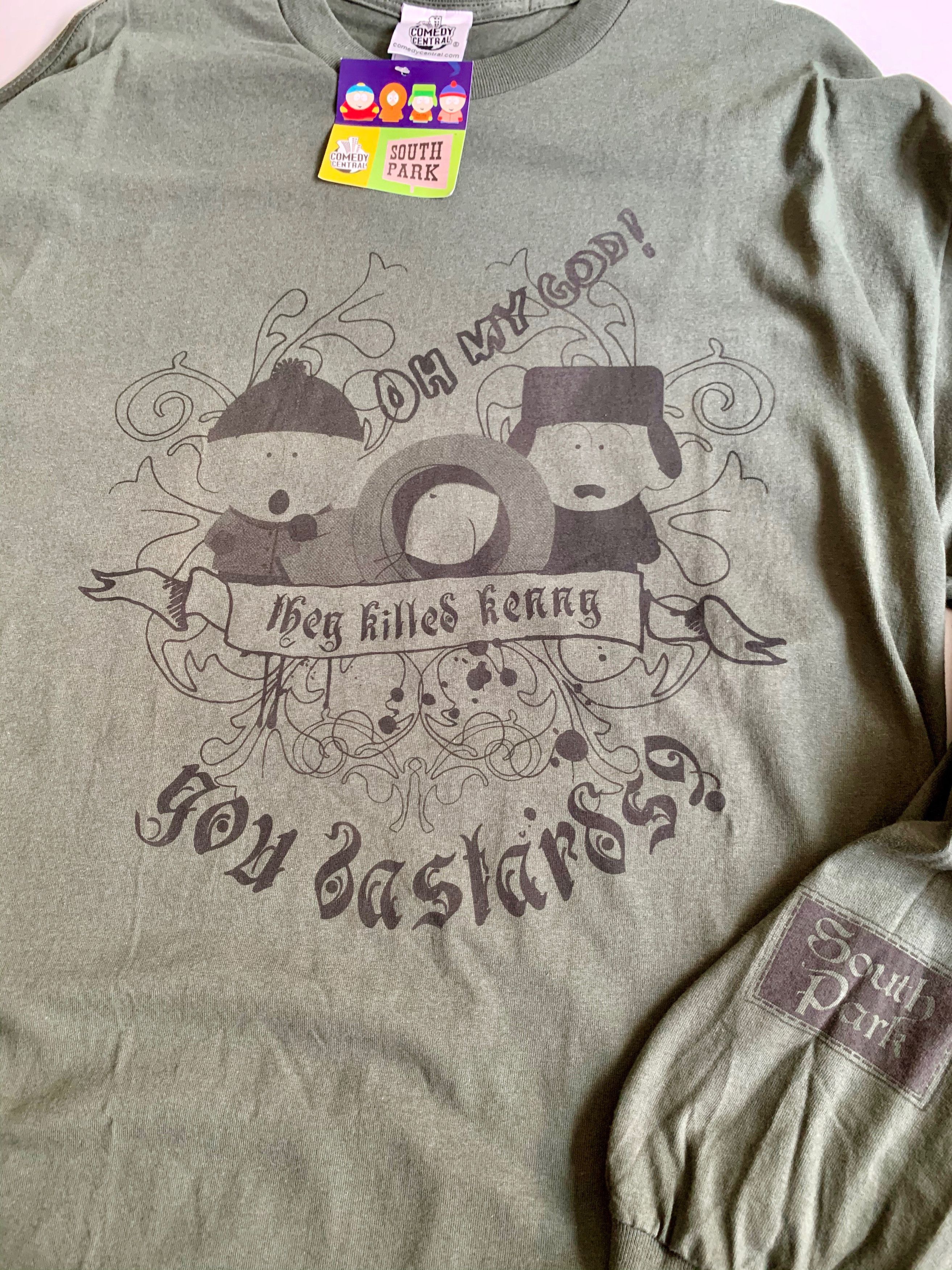 Vintage South Park Dead Stock Nwt 2005 Long Sleeve T-Shirts, Hoodie, Sweatshirt | PodTeesHub.com