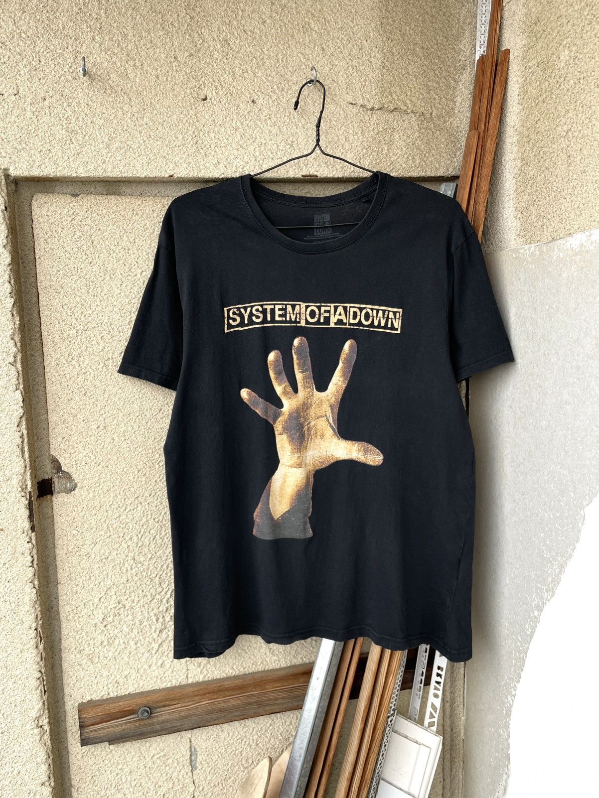 Band Tees System Of A Down Soad Hand Vintage Style Y2k Band T Shirt Hoodie, Sweatshirt | PodTeesHub.com
