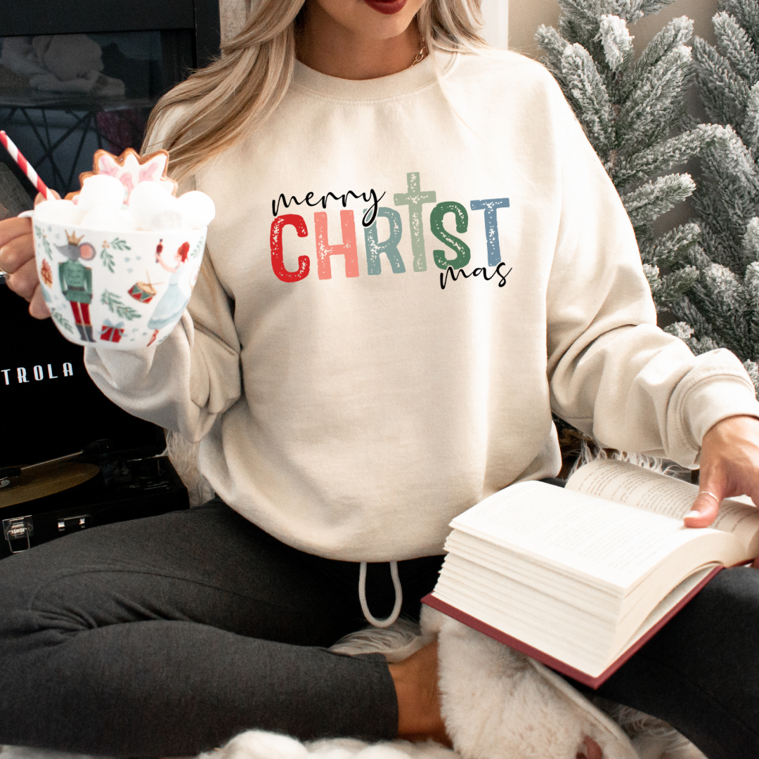 Christmas Christmas Sweatshirt - Christmas Tee - Graphic Tee Hoodie | PodTeesHub.com