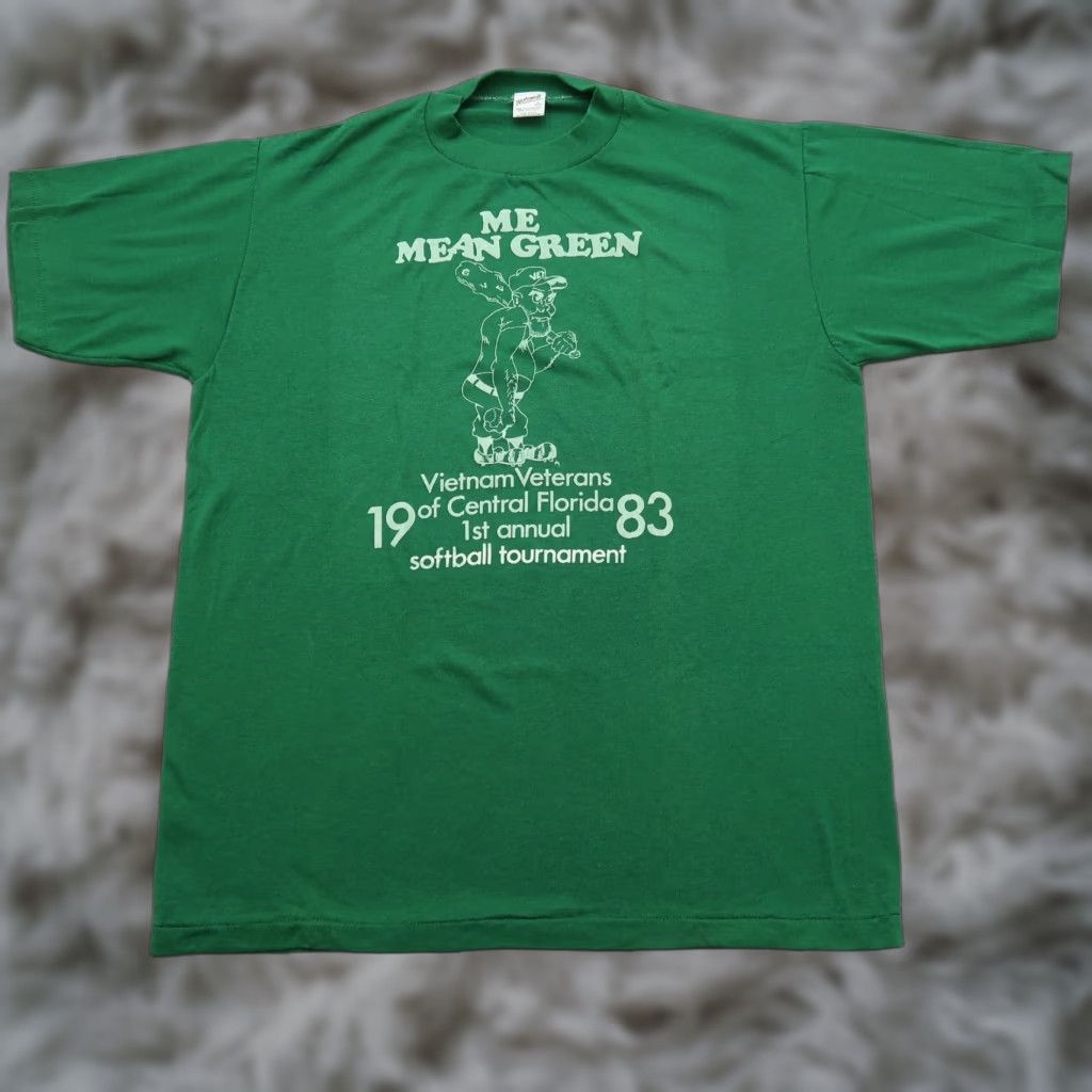 Vintage Sportswear T Shirt L Men Central Florida Vietnam Veterans 1983 Softball Tournament G Hoodie, Sweatshirt