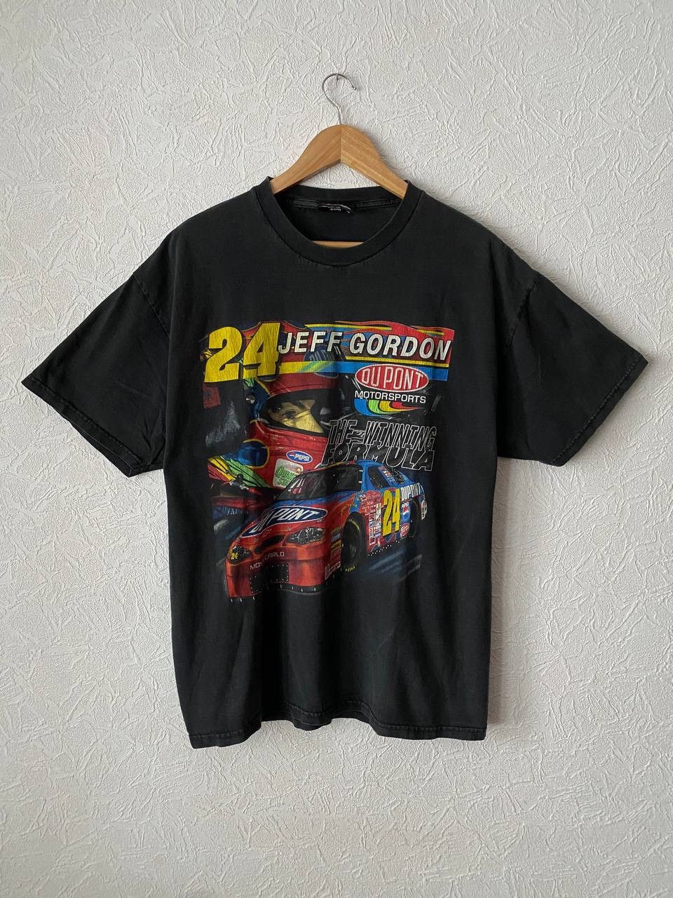 Vintage Nascar 2001 Jeff Gordon Racing 24 T Shirt Sz L Hoodie, Sweatshirt | PodTeesHub.com