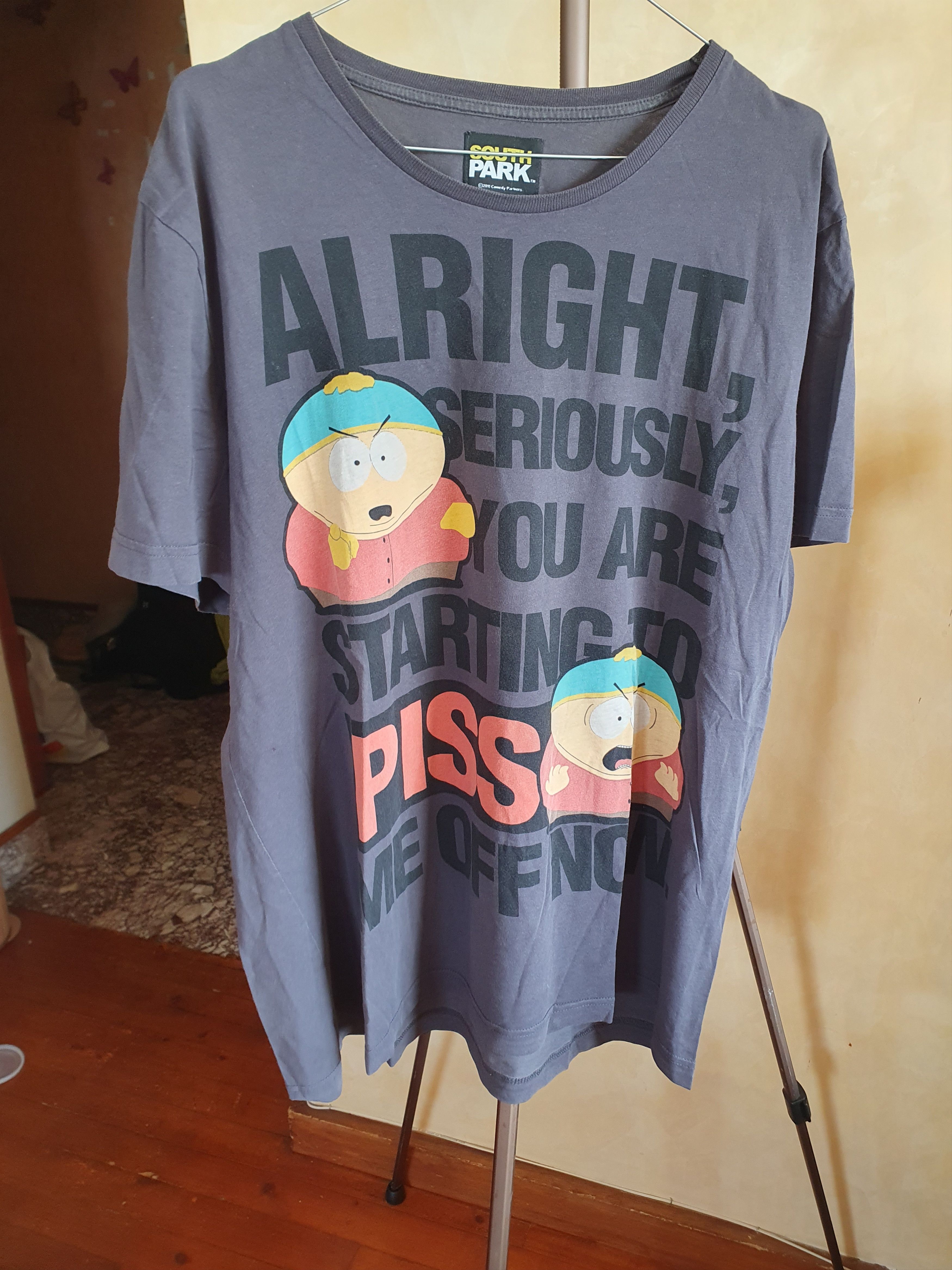 Vintage South Park Comedy Central You Re Starting To Piss Me Off Xl T-Shirts, Hoodie, Sweatshirt | PodTeesHub.com