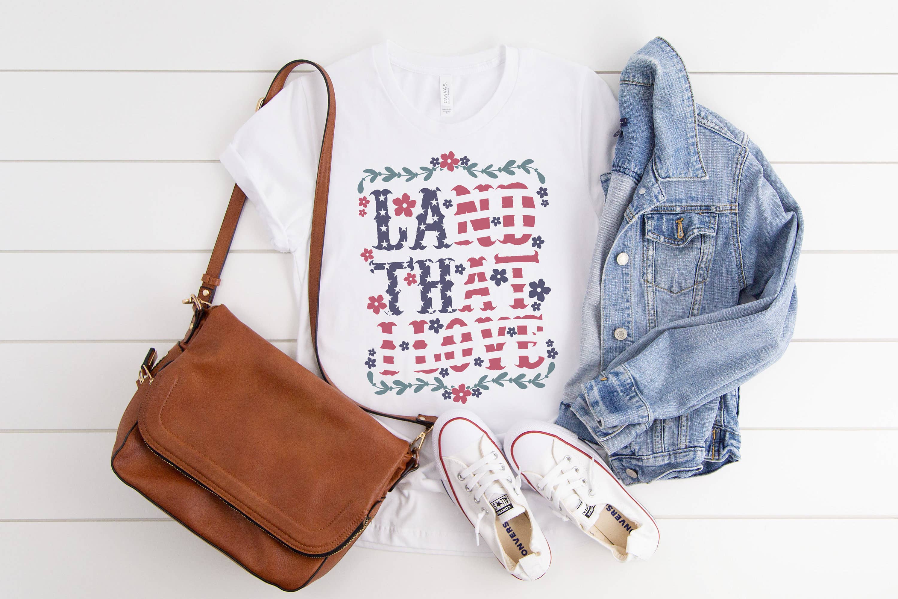 Land That I Love American Flag Tee Hoodie, Sweatshirt | PodTeesHub.com