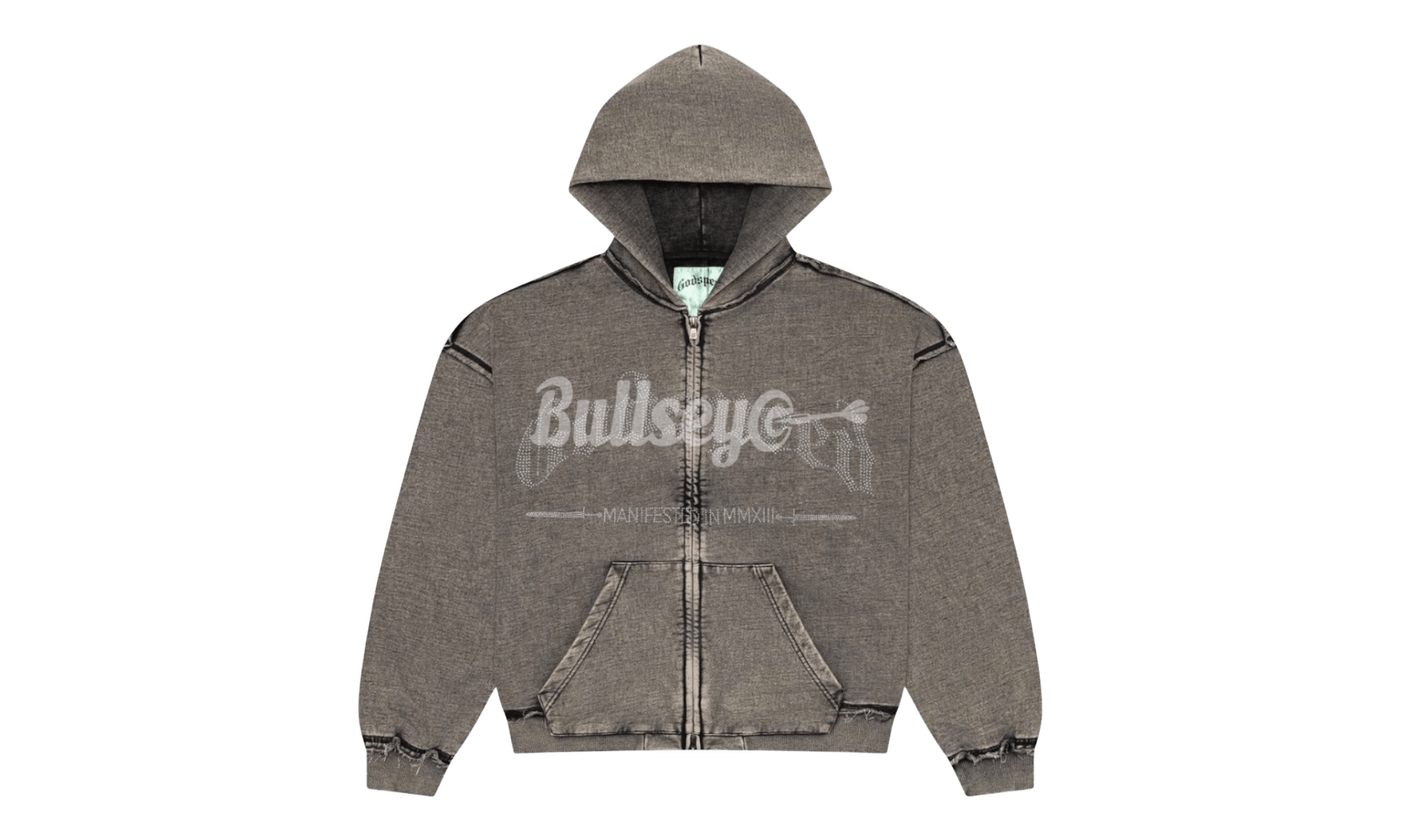Godspeed Studded Og Logo Washed Grey Hoodie T-Shirts, Sweatshirt | PodTeesHub.com