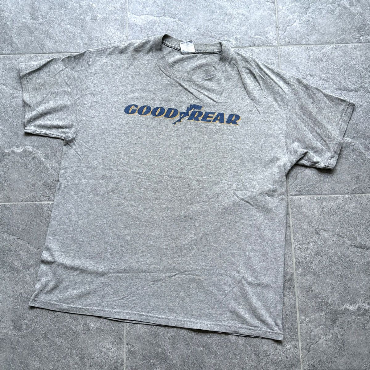 Vintage Goodrear Parody Tee 90s Skate Logo Size L Hoodie, Sweatshirt | PodTeesHub.com