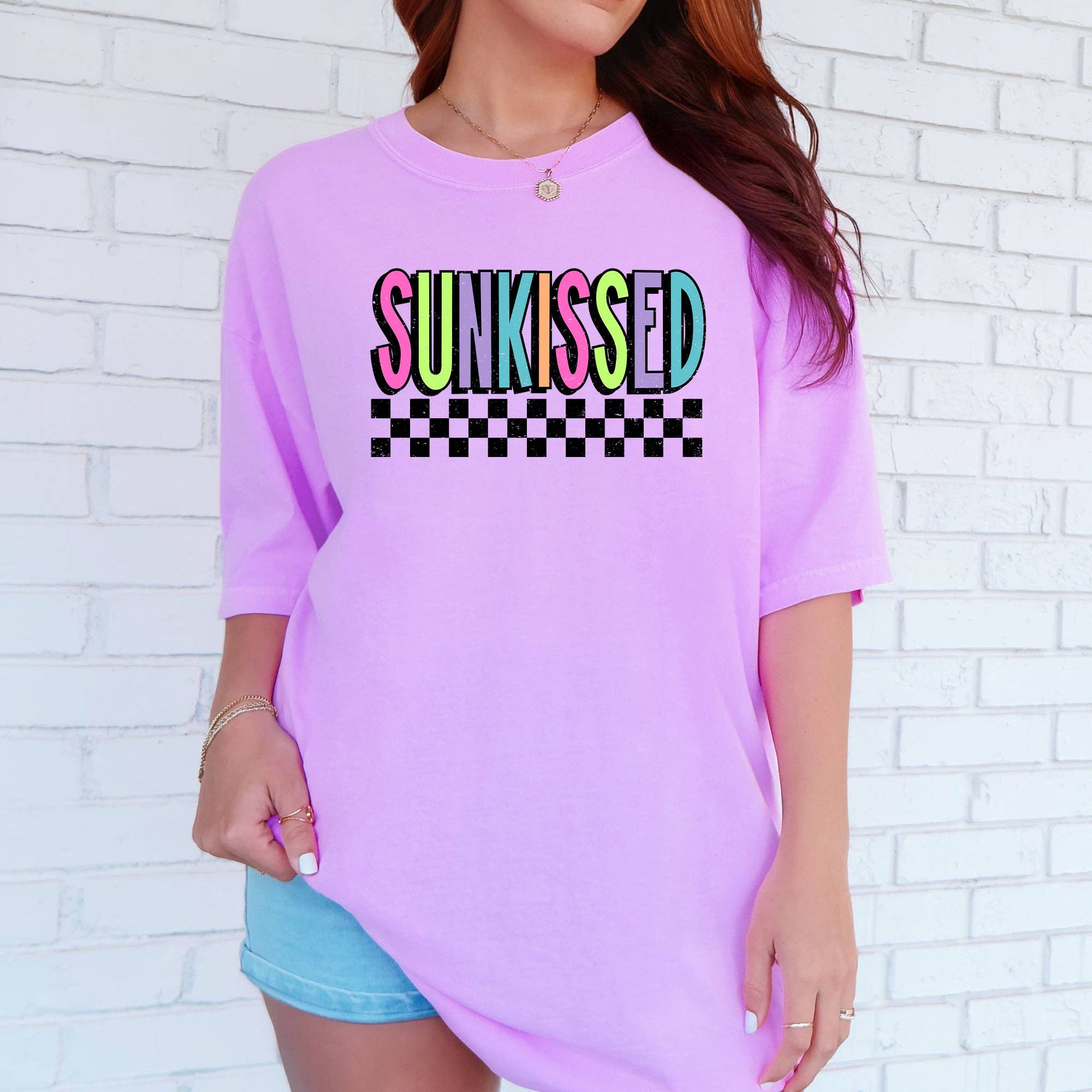 Sunkissed, Retro, Beach, Summer Comfort Colors T-Shirt Hoodie, Sweatshirt | PodTeesHub.com