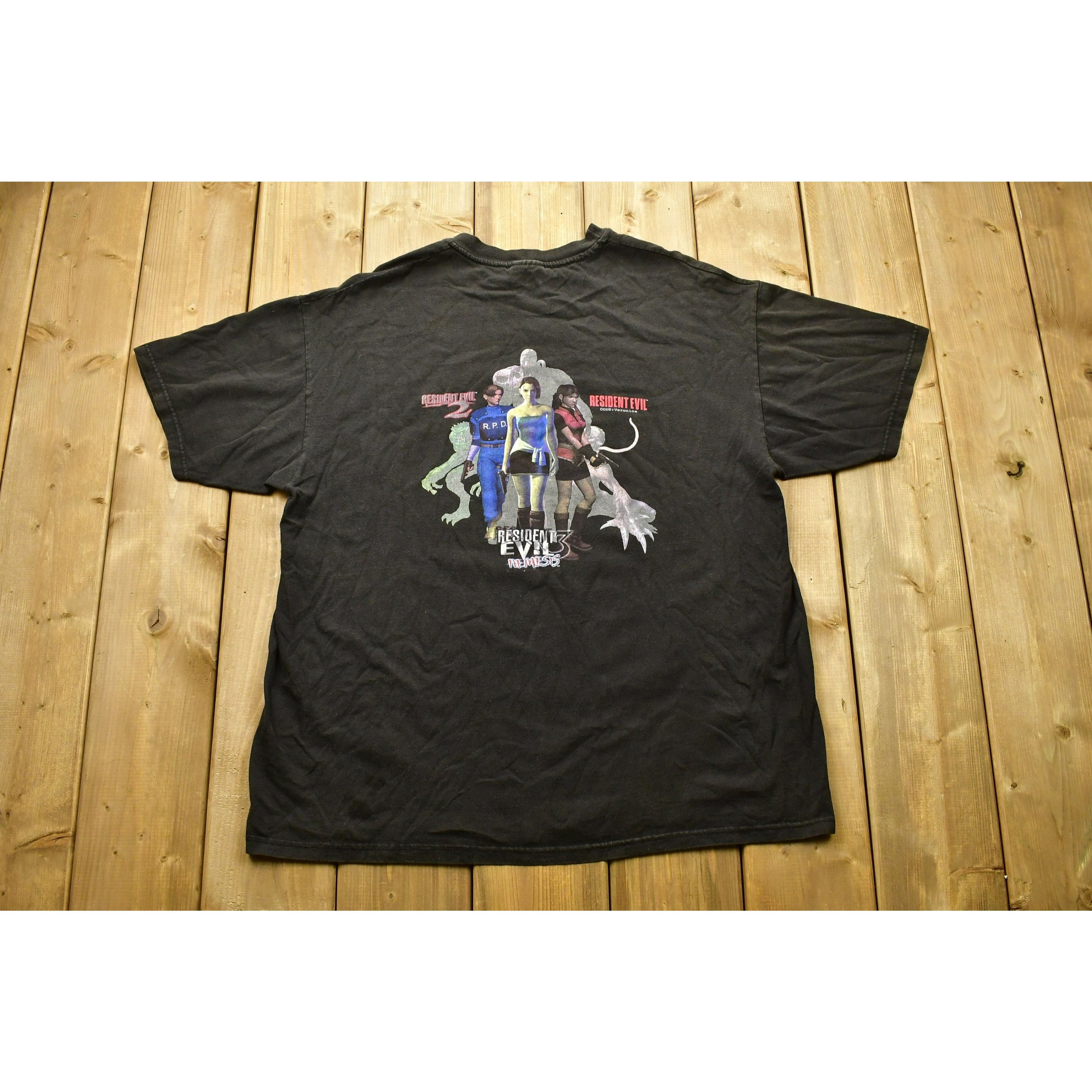 Vintage 90 S Resident Evil 2 Promo T Shirt Hoodie, Sweatshirt | PodTeesHub.com