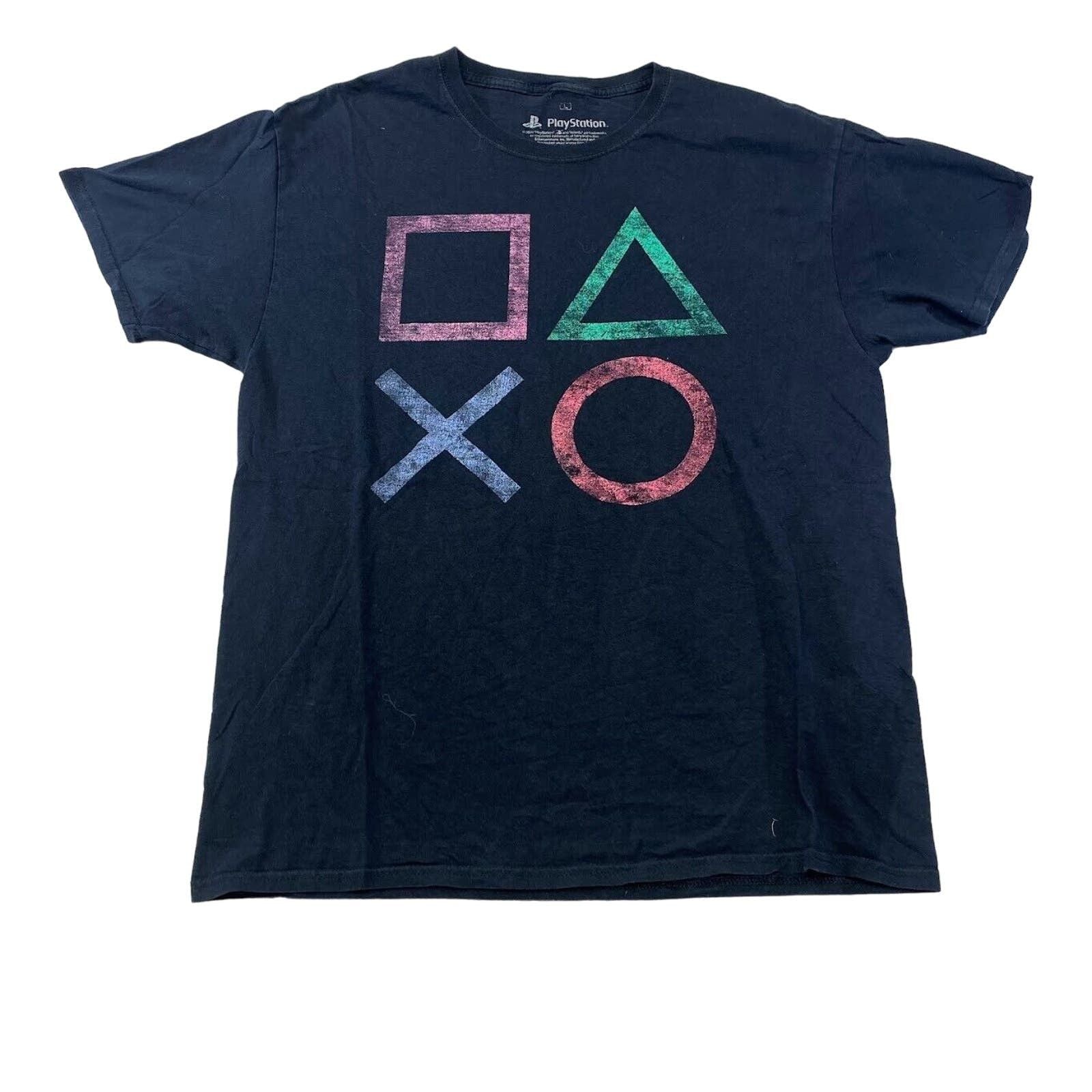 Playstation Gaming Tee Thrifted Vintage Style Size L Hoodie, Sweatshirt | PodTeesHub.com