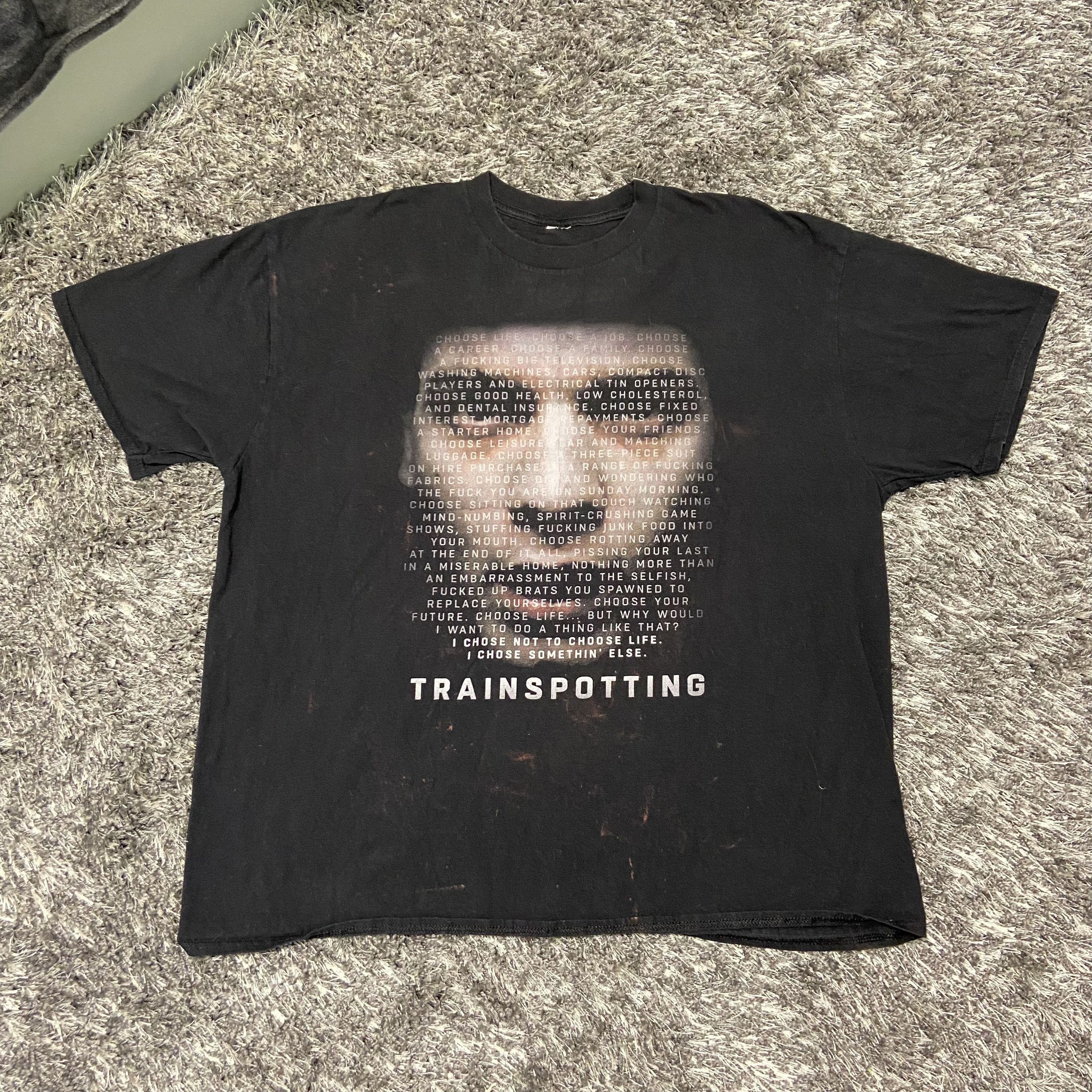 Vintage 1990s Trainspotting Rare Distressed Vintage Tee 378 Hoodie, Sweatshirt | PodTeesHub.com