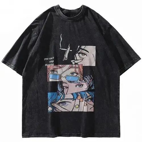 Other Anime Eyes Black Printed T Shirt Tee Short Sleeve Hoodie, Sweatshirt | PodTeesHub.com
