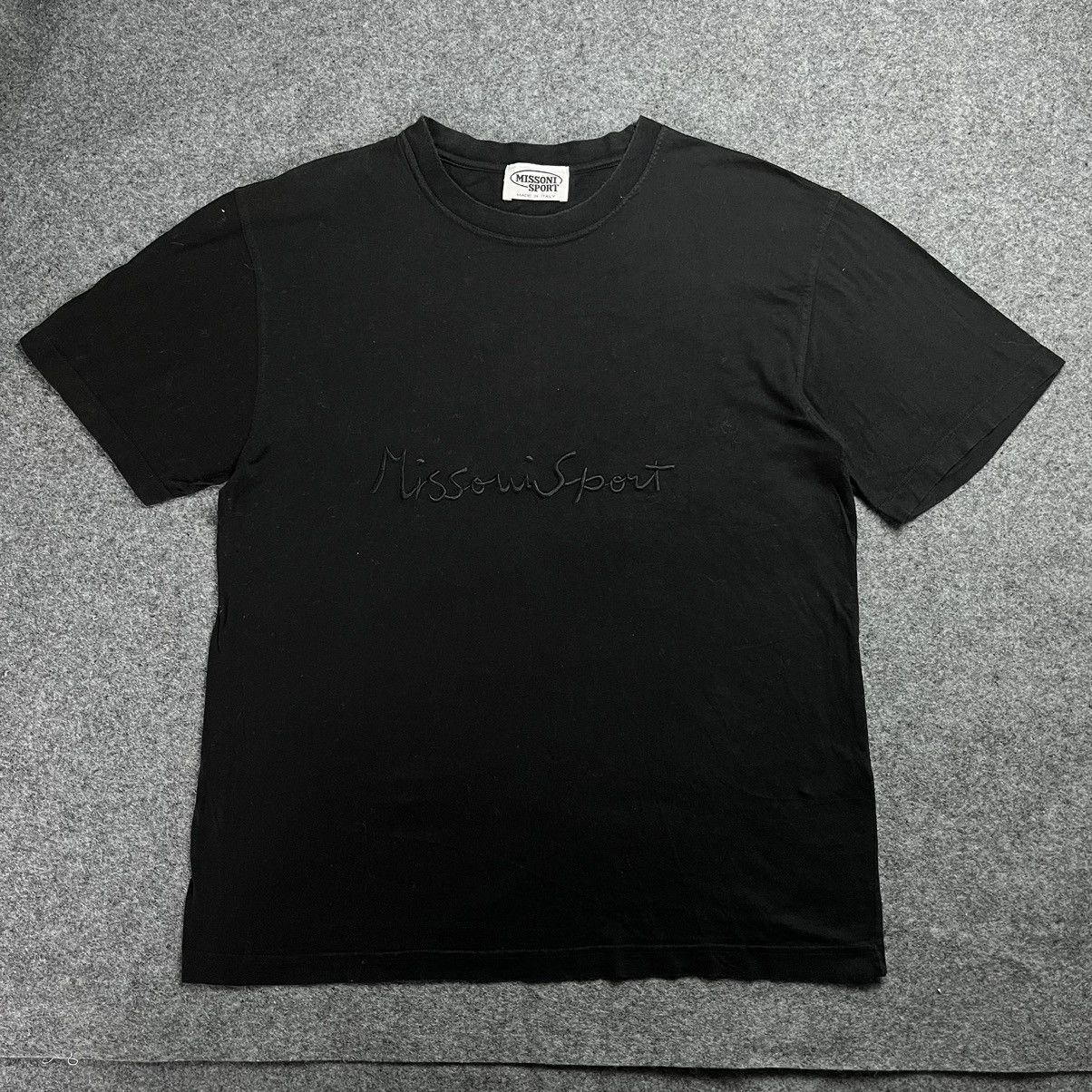 Missoni Bidding Offer Vintage Missoni Sport Tee Black Hoodie, Sweatshirt | PodTeesHub.com