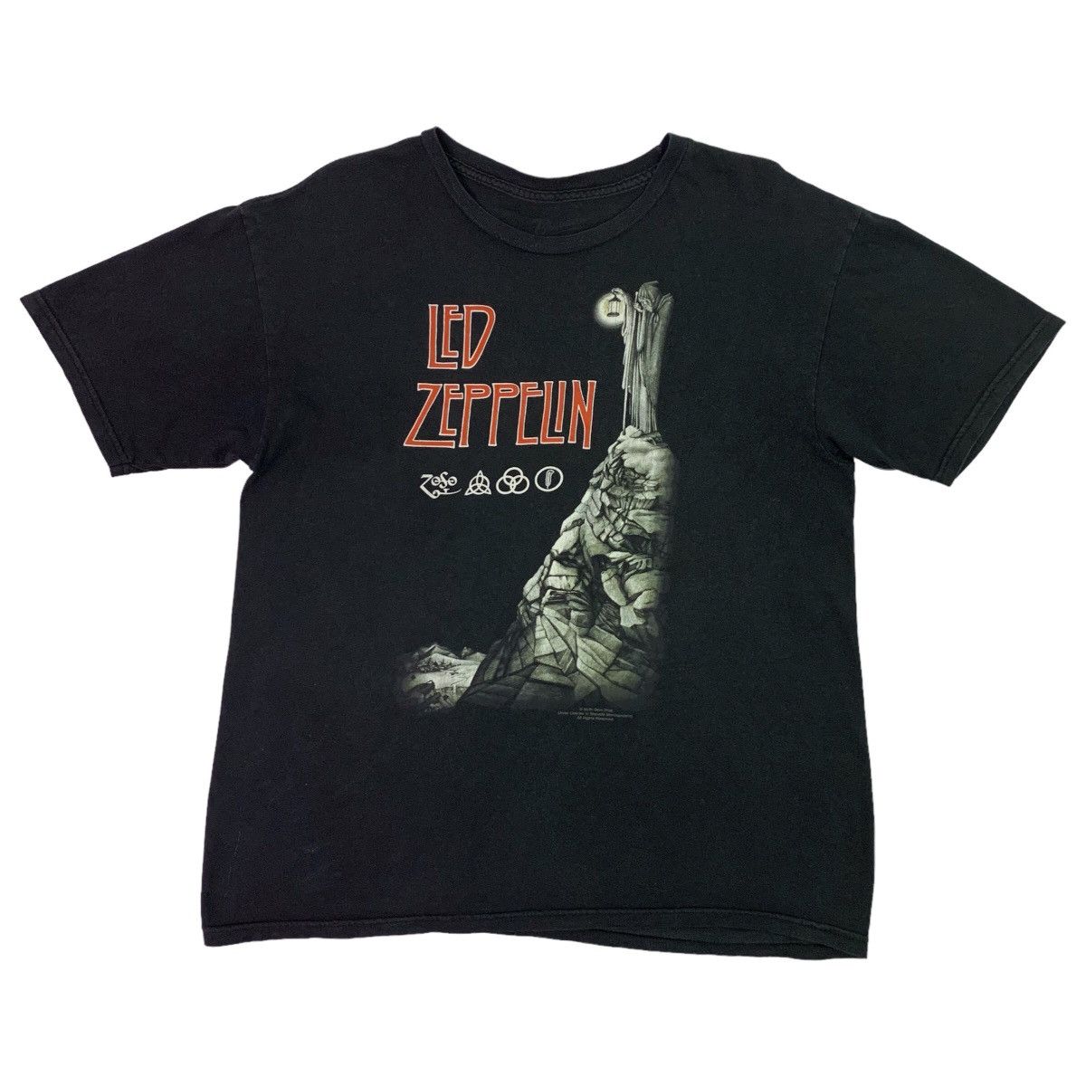 Led Zeppelin X Vintage Vintage 2008 Led Zeppelin Rock Band Tee T Shirt Size Medium Hoodie, Sweatshirt | PodTeesHub.com