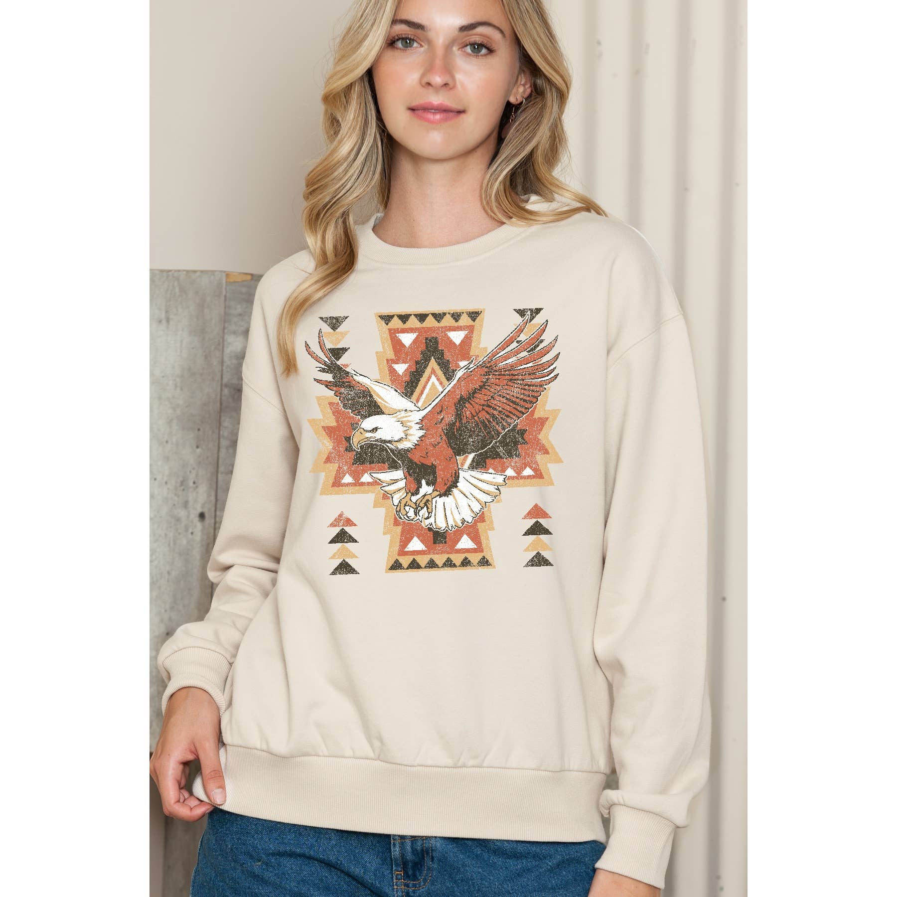 Eagle Crewneck Sweatshirt T-Shirts, Hoodie | PodTeesHub.com