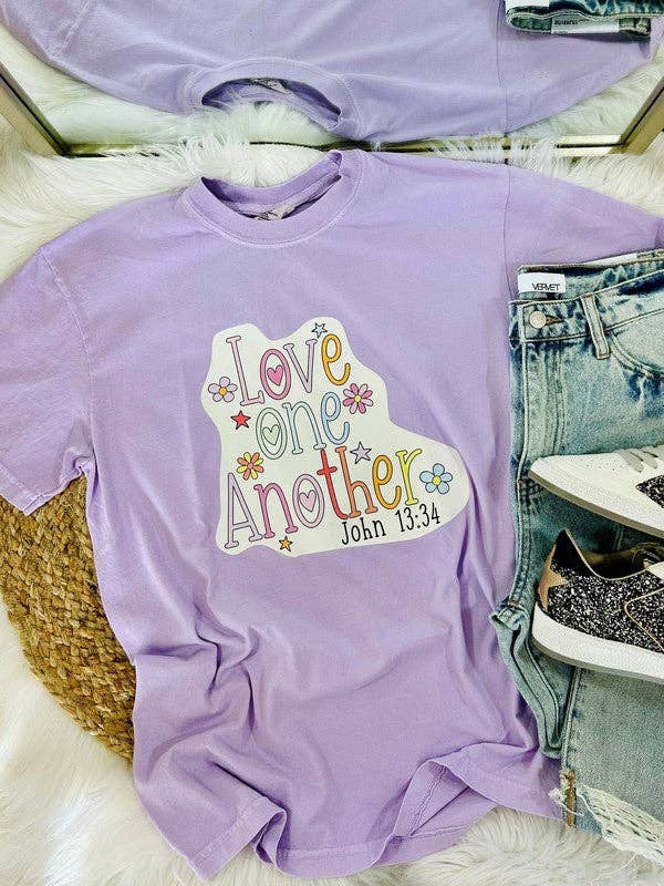 Love One Another Verse Tee Hoodie, Sweatshirt | PodTeesHub.com