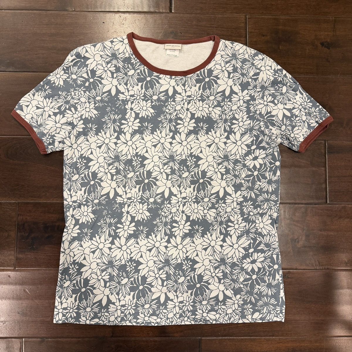 Van Noten Dries Van Noten Floral All Over Print T-Shirts, Hoodie, Sweatshirt | PodTeesHub.com