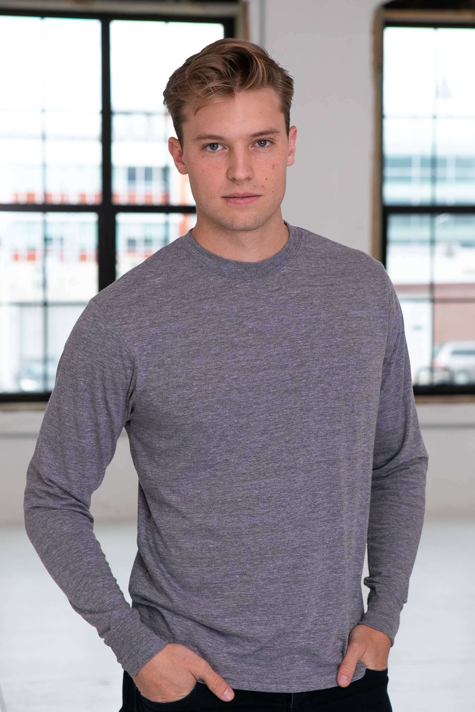 Unisex Triblend Long Sleeve Tee Hoodie, Sweatshirt | PodTeesHub.com