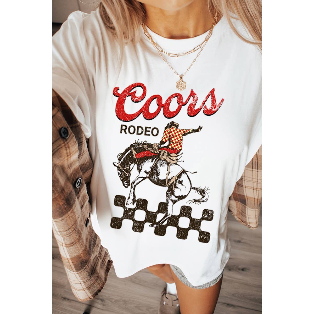 Rodeo Vintage Graphic Oversized Tee Hoodie, Sweatshirt | PodTeesHub.com