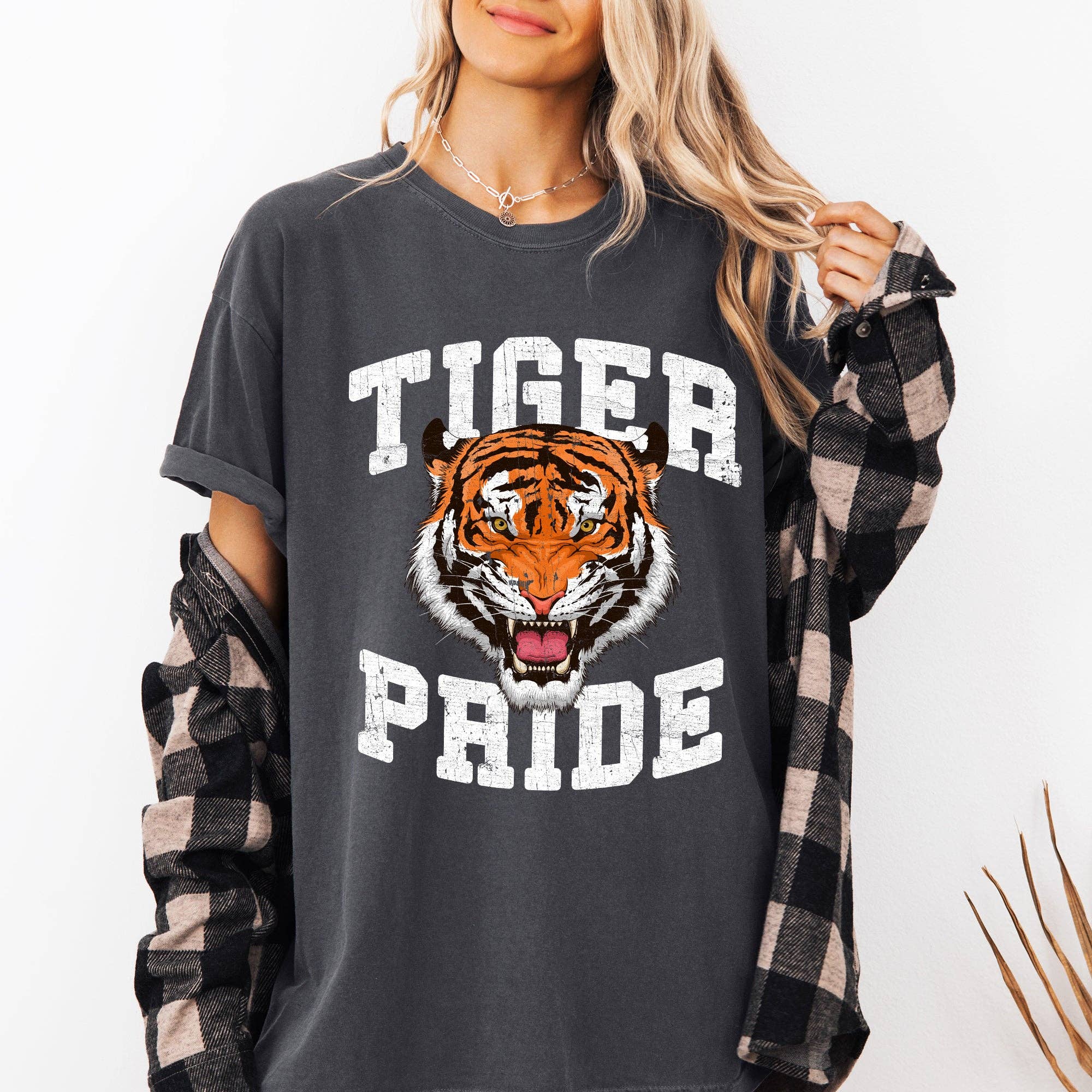 Tiger Pride, Football Game Day Sports Tailgate Party Tshirt Hoodie, Sweatshirt | PodTeesHub.com
