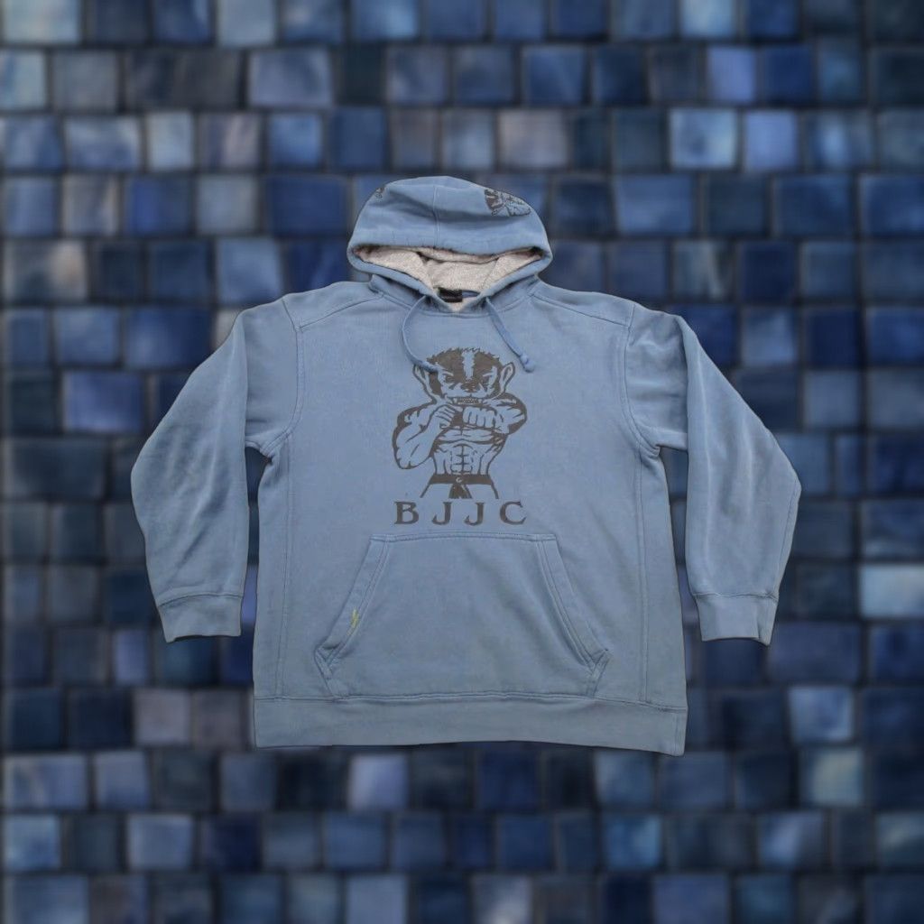 Starter Vintage Y2k Badger Land Jiu Jitsu Double Sided Graphic Hoodie Mens Size M Read T-Shirts, Sweatshirt | PodTeesHub.com
