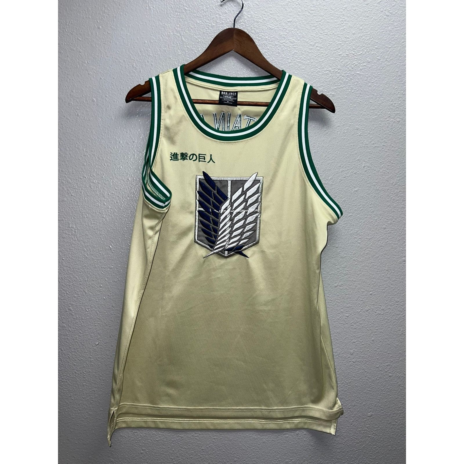 Vintage Attack On Titan Captain Levi Jersey 89 Basketball Box Lunch T-Shirts, Hoodie, Sweatshirt | PodTeesHub.com