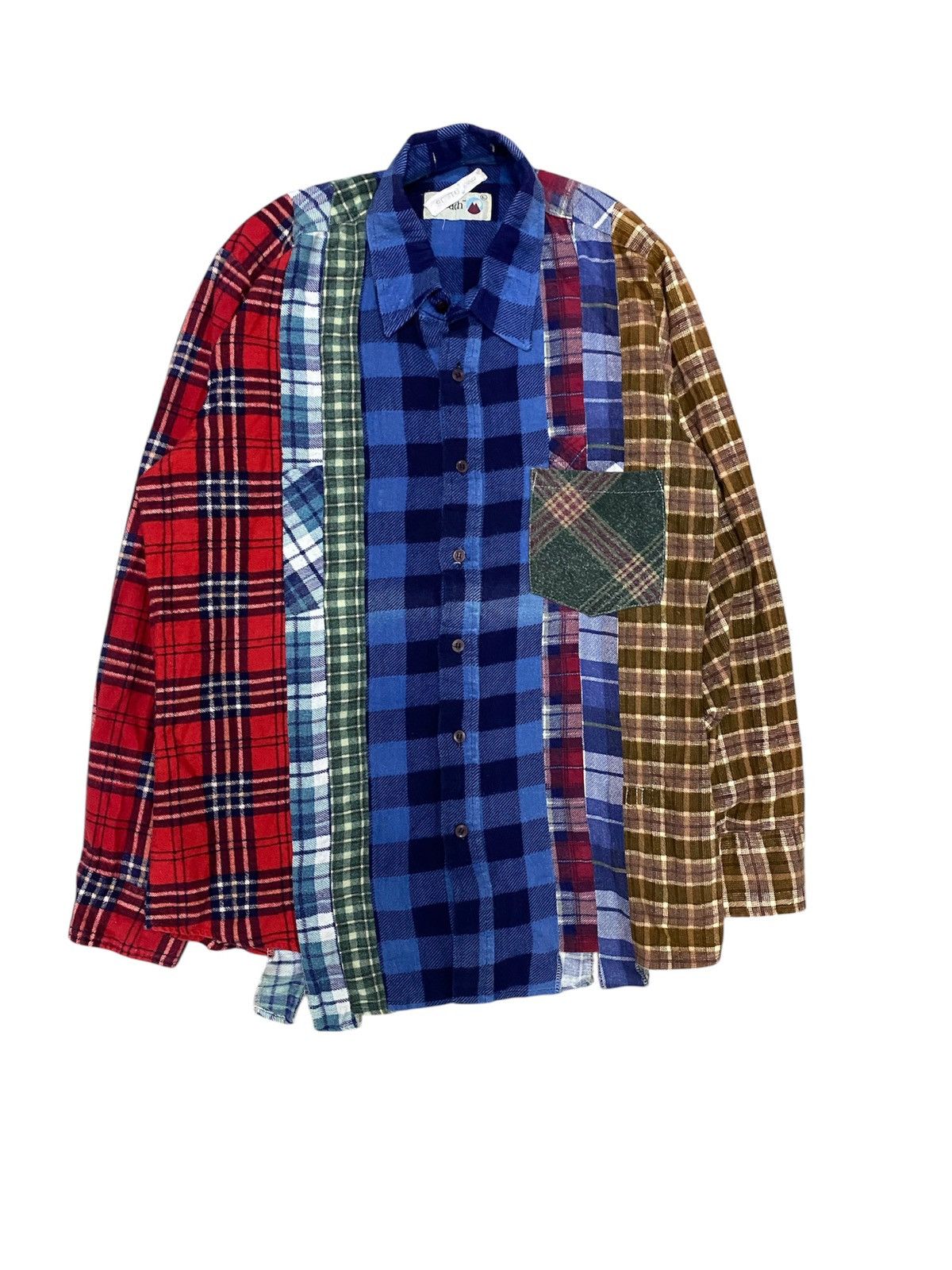 Needles Rare Og 1990s Needles Pre Date Sonic Lab 7 Cut Flannel T-Shirts, Hoodie, Sweatshirt | PodTeesHub.com