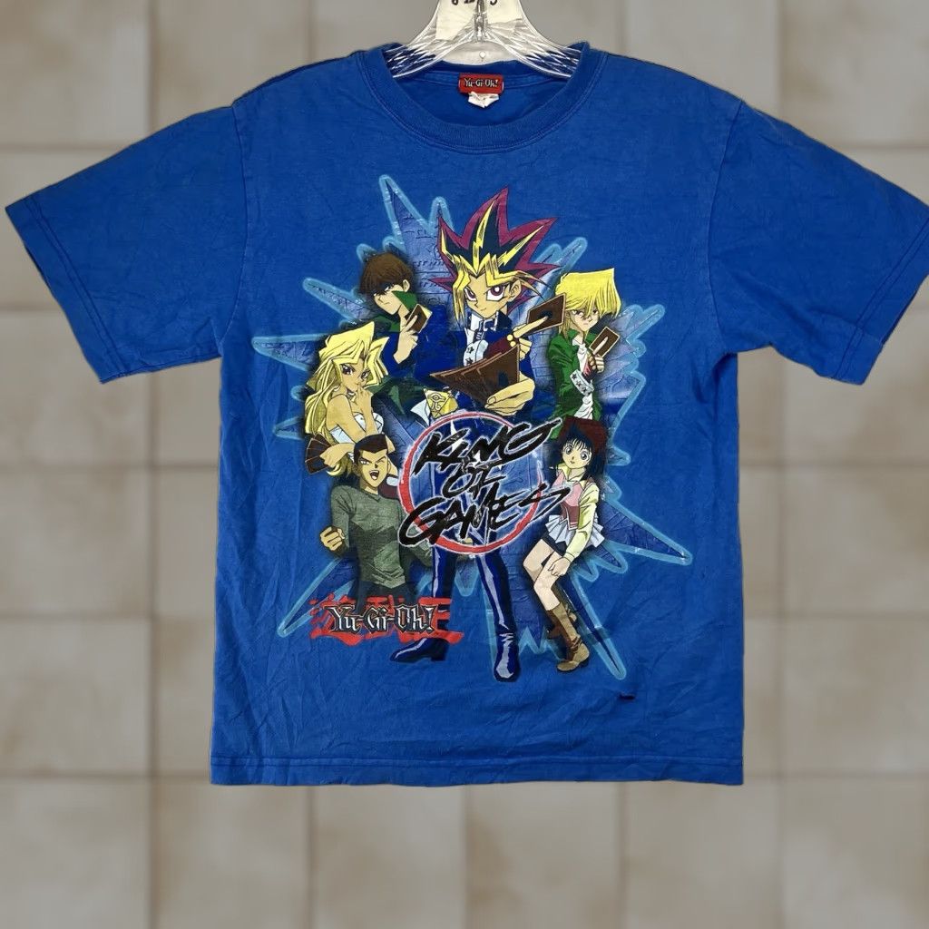 Vintage 1996 Yu Gi Oh Youth T Shirt Xl Blue Graphic Seto Joey 90s Anime Boys Hoodie, Sweatshirt | PodTeesHub.com