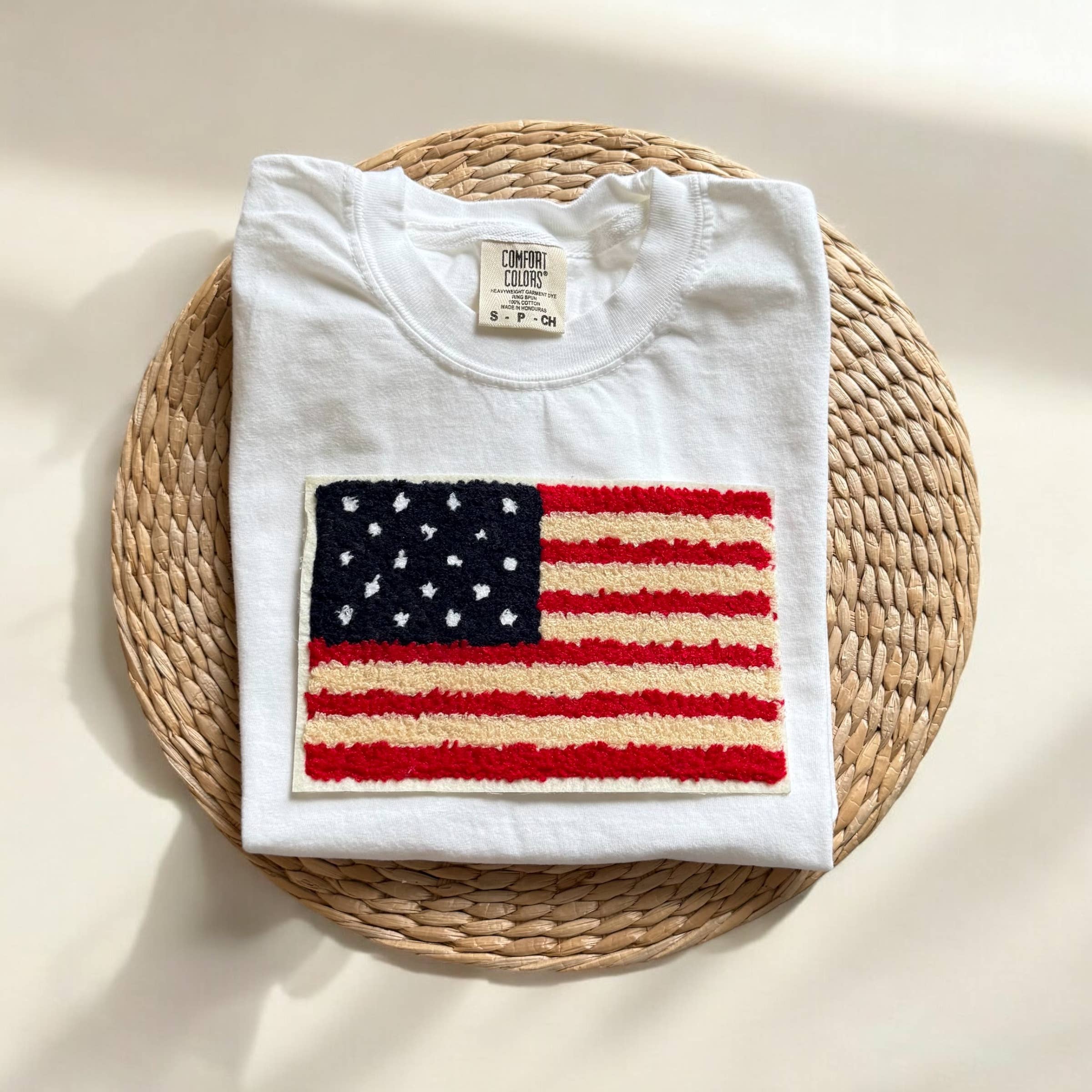 Comfort Colors USA American Flag Shirt, Independence Day Tee Hoodie, Sweatshirt | PodTeesHub.com