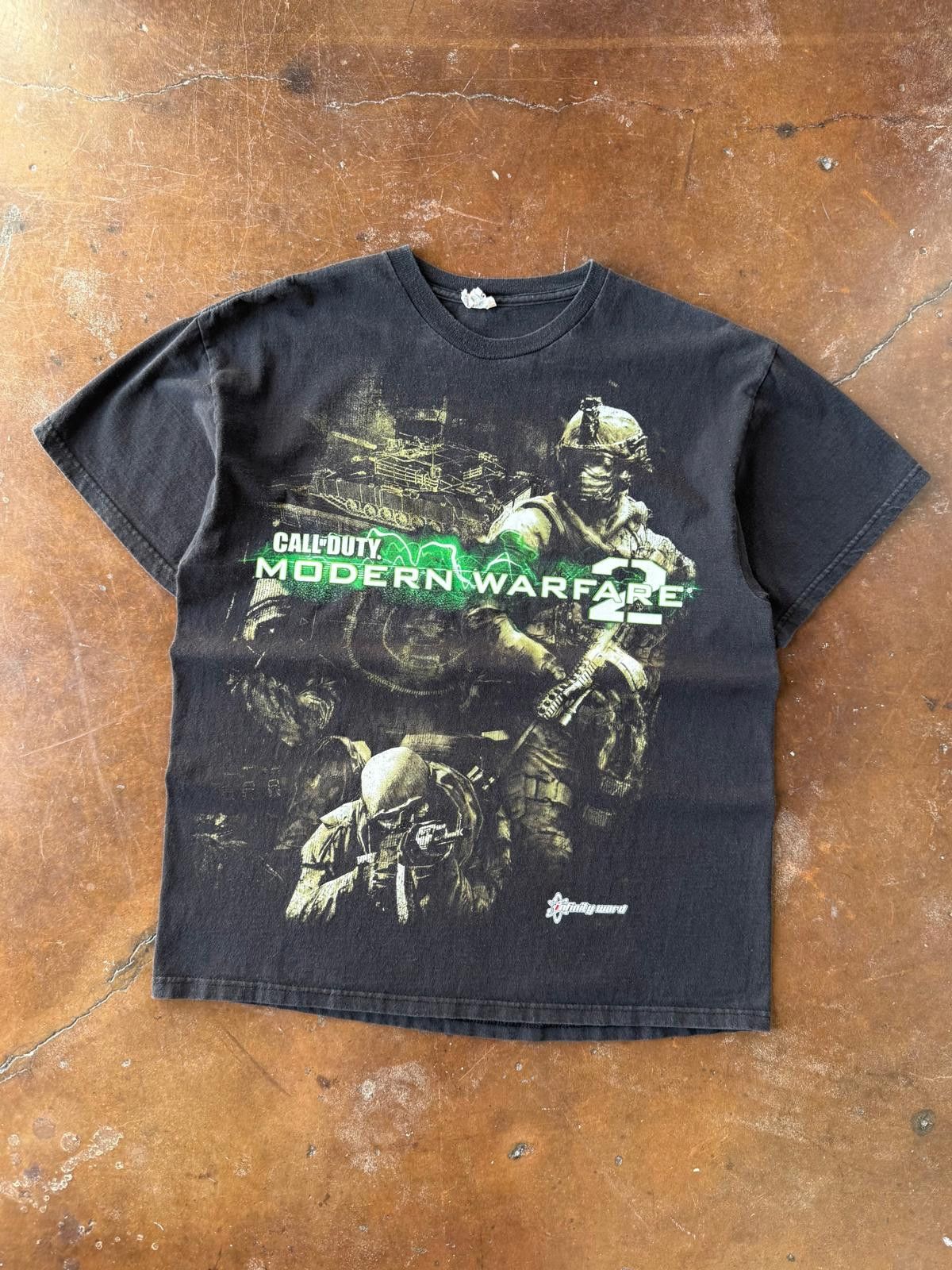 Vintage 2000s Modern Warfare 2 Video Game Shirt Large Hoodie, Sweatshirt | PodTeesHub.com