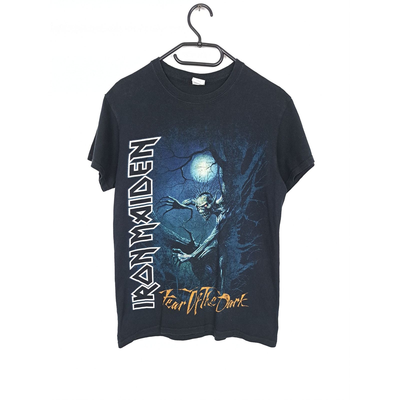 Iron Maiden X Vintage Vintage Iron Maiden Fear Of The Dark T Shirt Metal Rock Hoodie, Sweatshirt | PodTeesHub.com