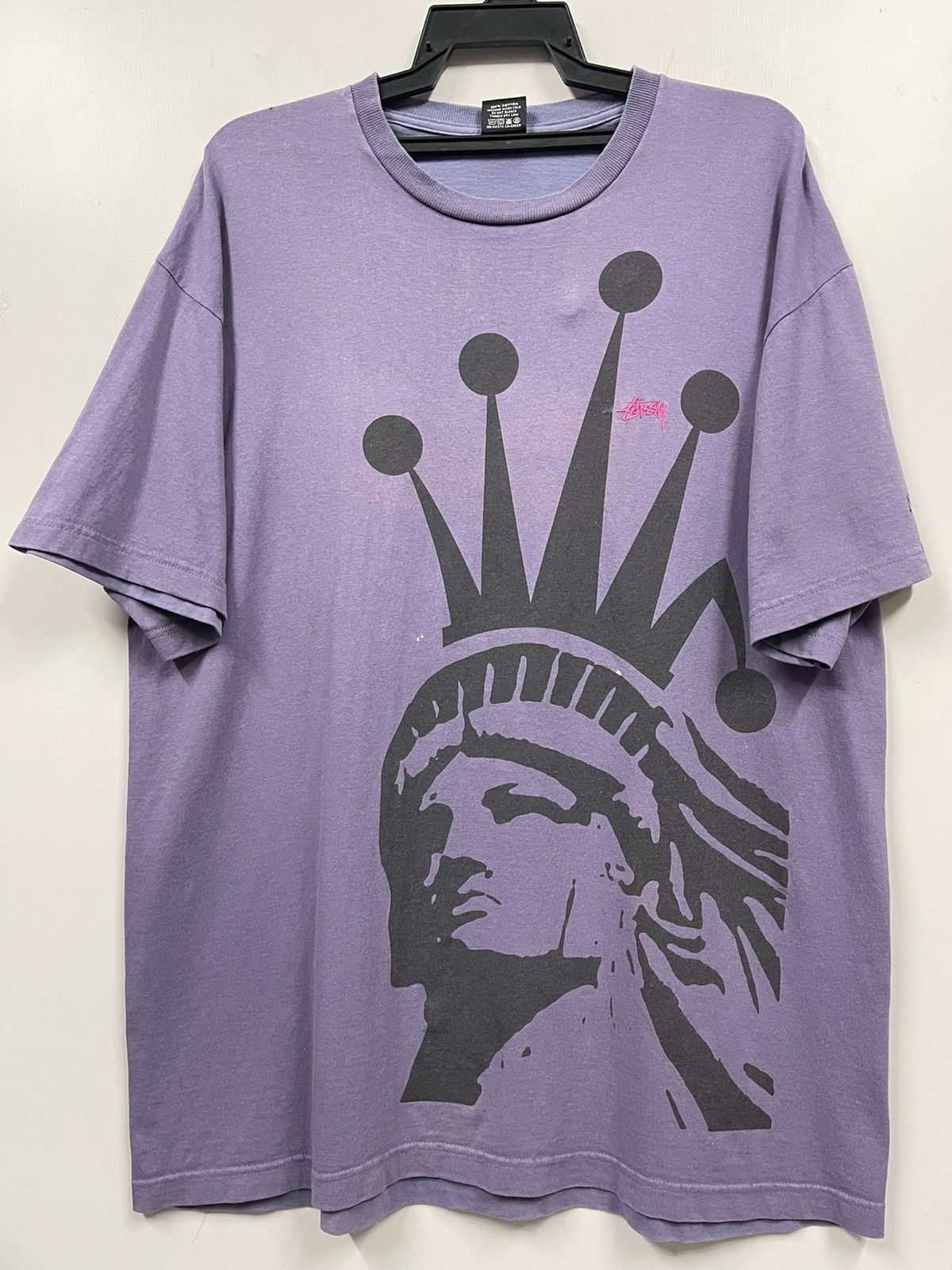 Vintage Stussy New York Faded T Shirt Hoodie, Sweatshirt | PodTeesHub.com