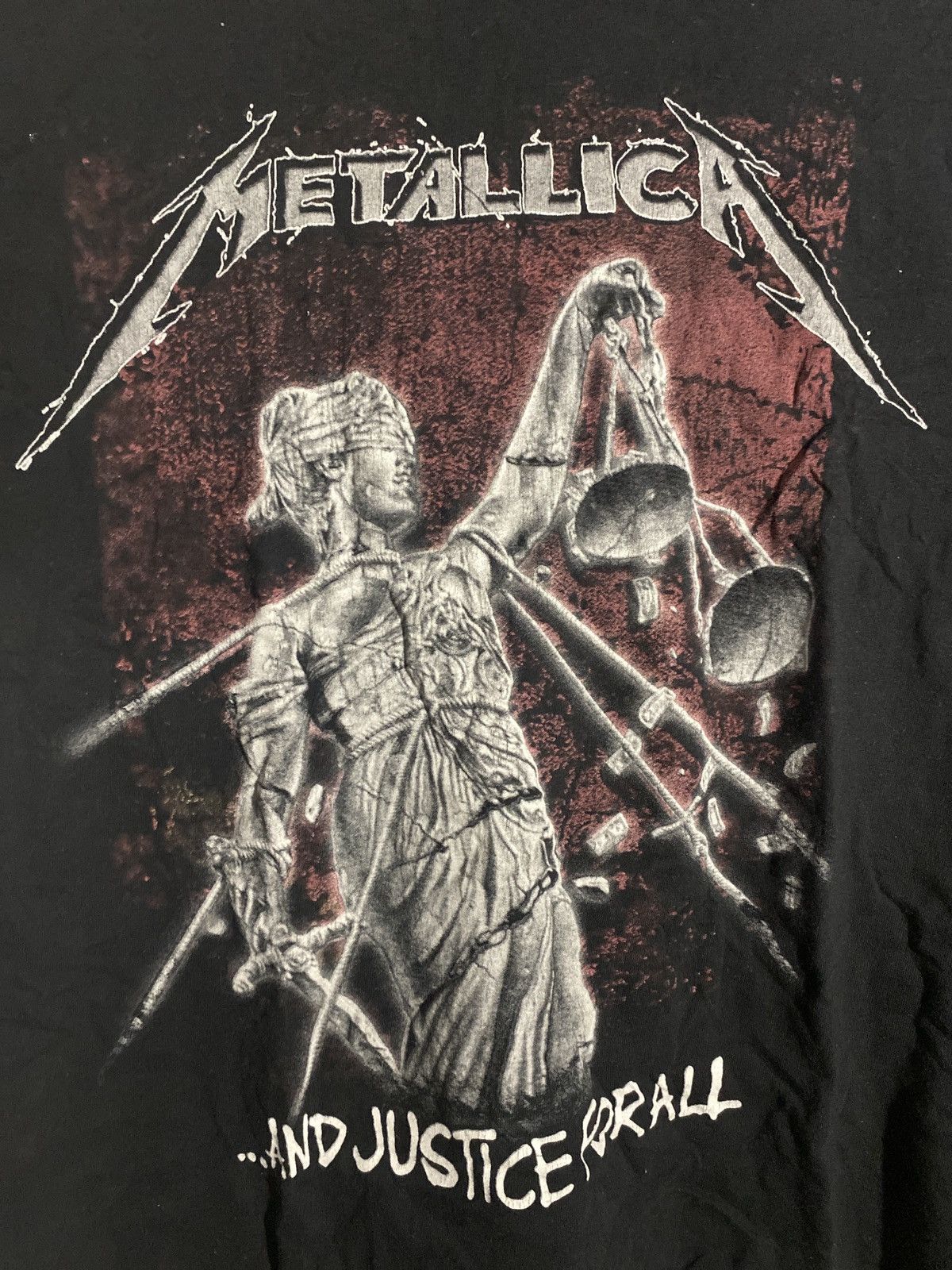 Vintage And Justice For All Metallica T Shirt Hoodie, Sweatshirt | PodTeesHub.com